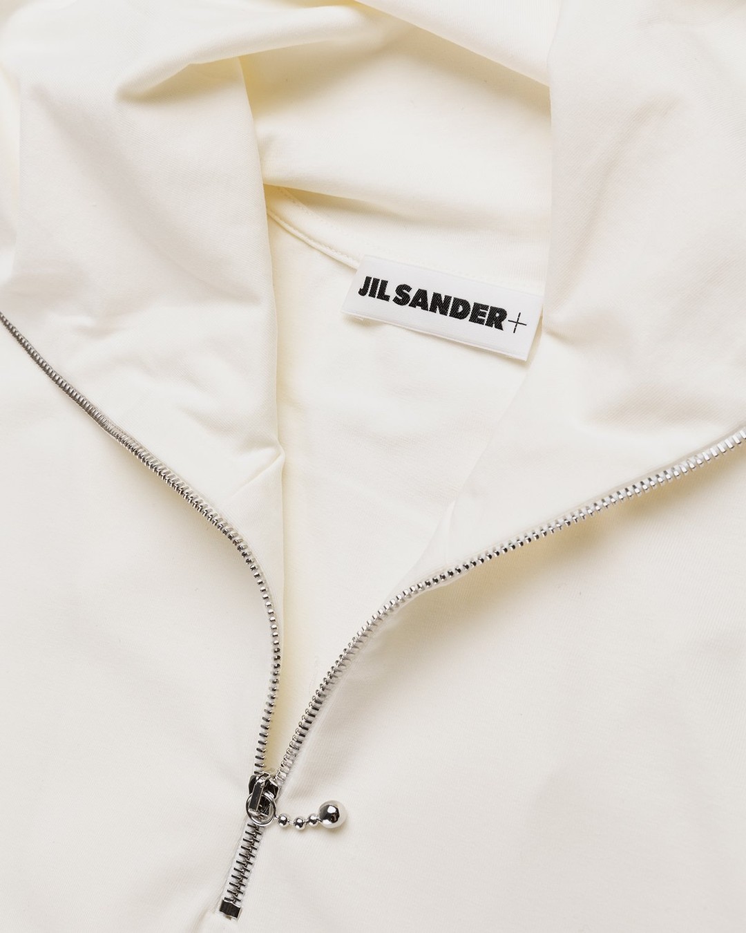 Jil Sander – Zip Turtleneck Natural - Sweats - Beige - Image 5