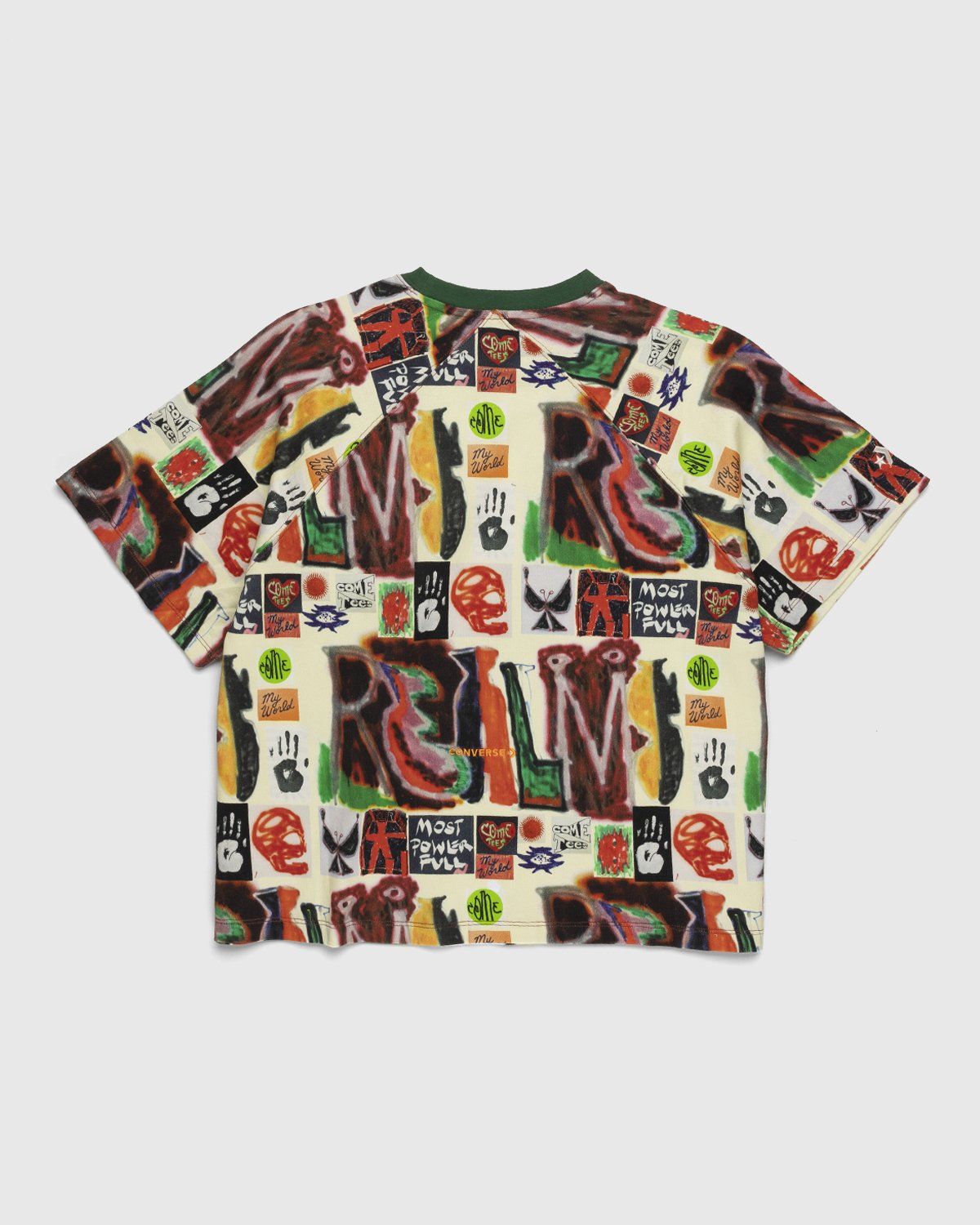 Converse x Come Tees – Realms and Realities Triangle Tee Bone - T-shirts - Multi - Image 2