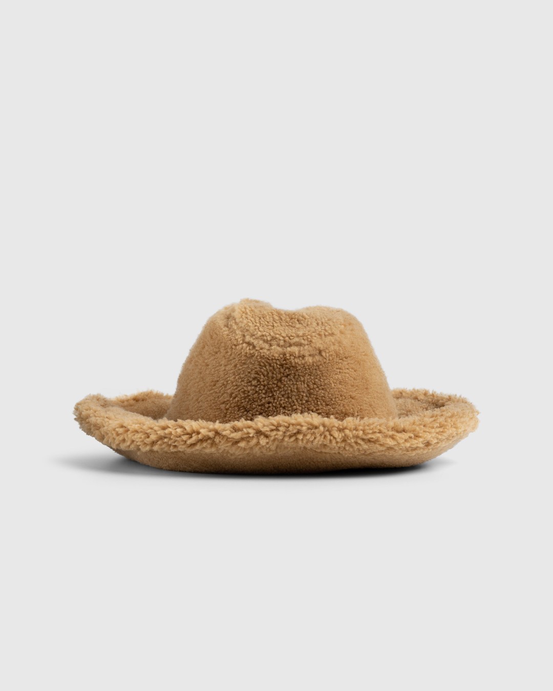 Bally – Shearling Hat Brown - Bucket Hats - Brown - Image 2