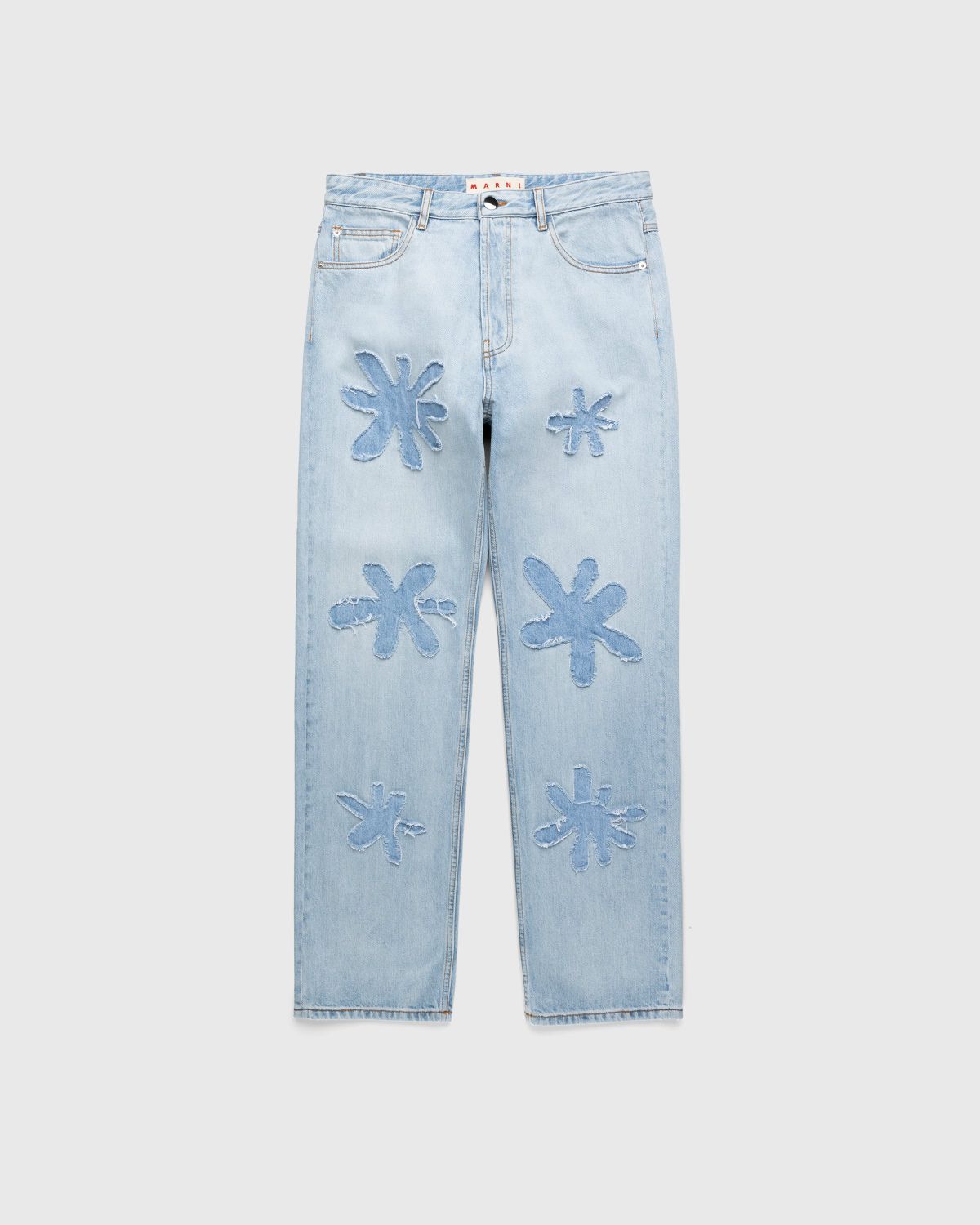 Marni – Daisy Denim Pants Light Blue - Pants - Blue - Image 1