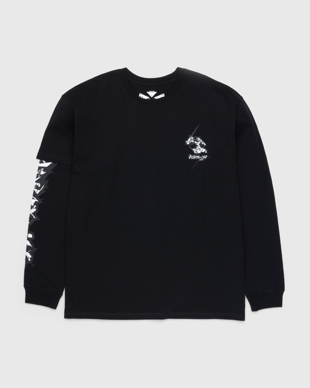 ACRONYM – S29-PR-B Organic Cotton Longsleeve T-Shirt Black - Tops - Black - Image 1