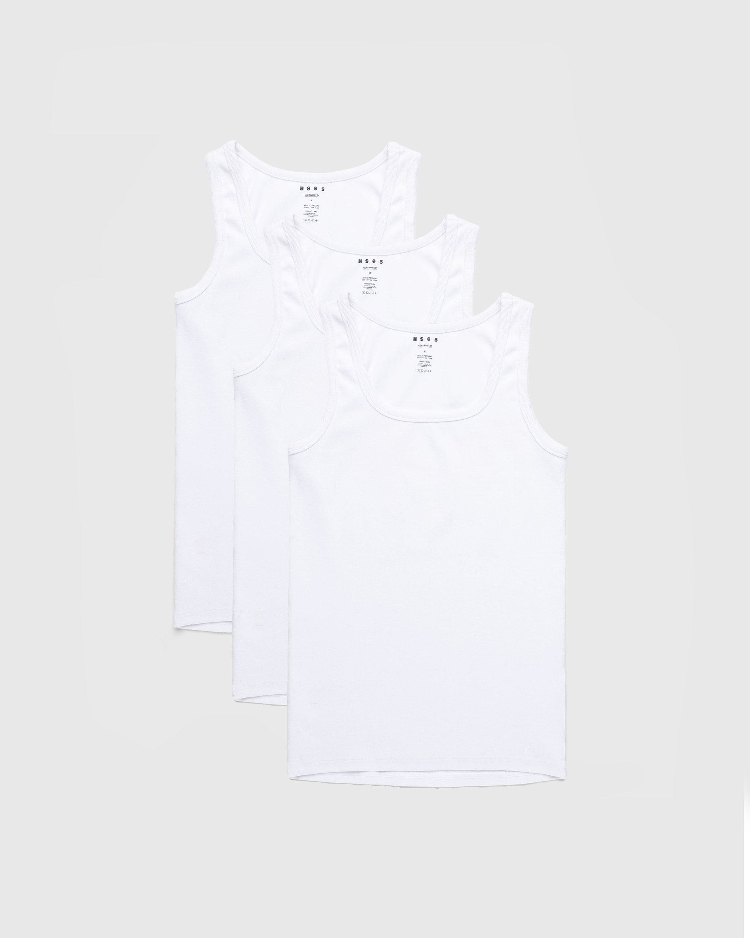 Highsnobiety HS05 – 3 Pack Heavyweight Tank Top White - Tops - White - Image 1