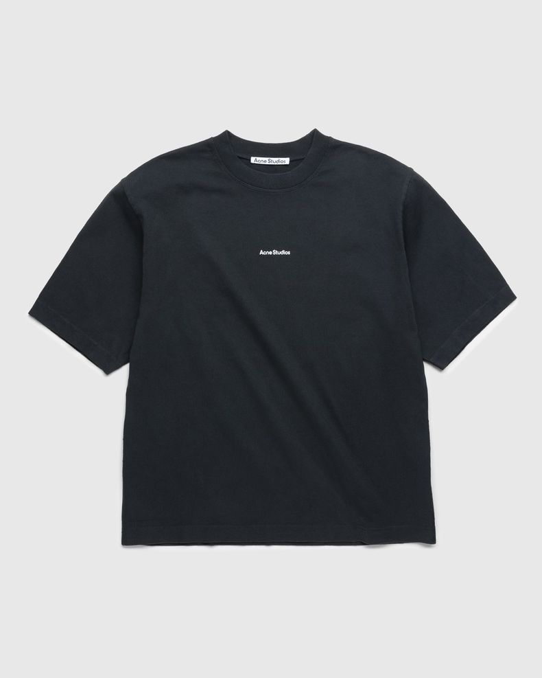 Acne Studios – Organic Cotton Logo T-Shirt Black