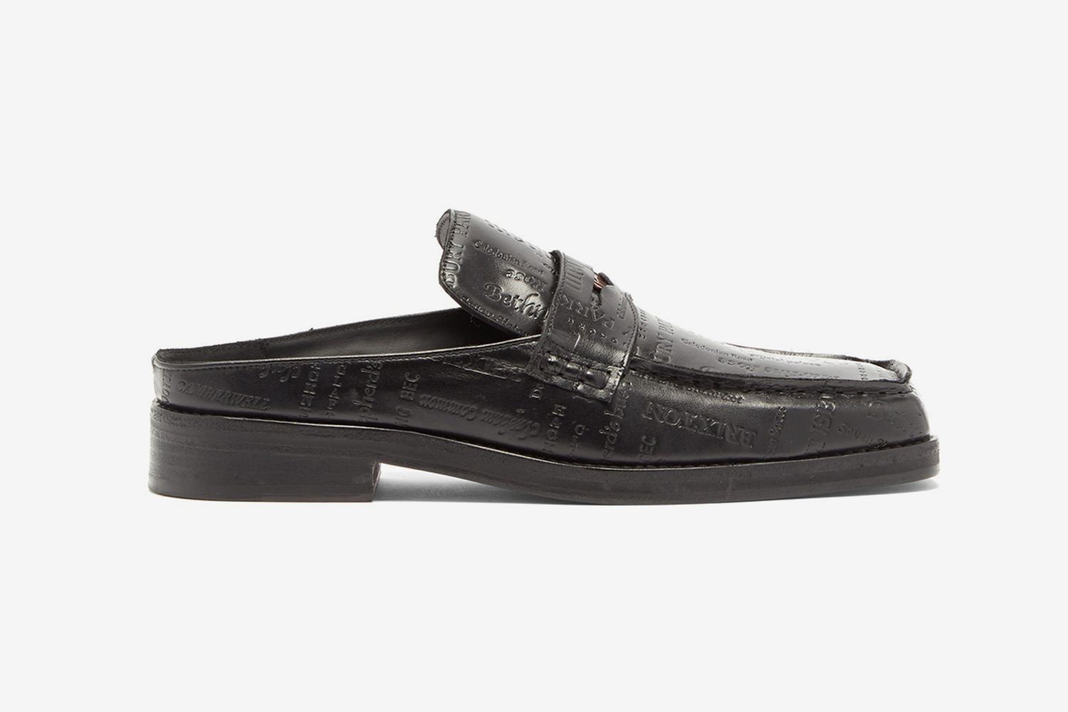 London-Embossed Penny Loafers