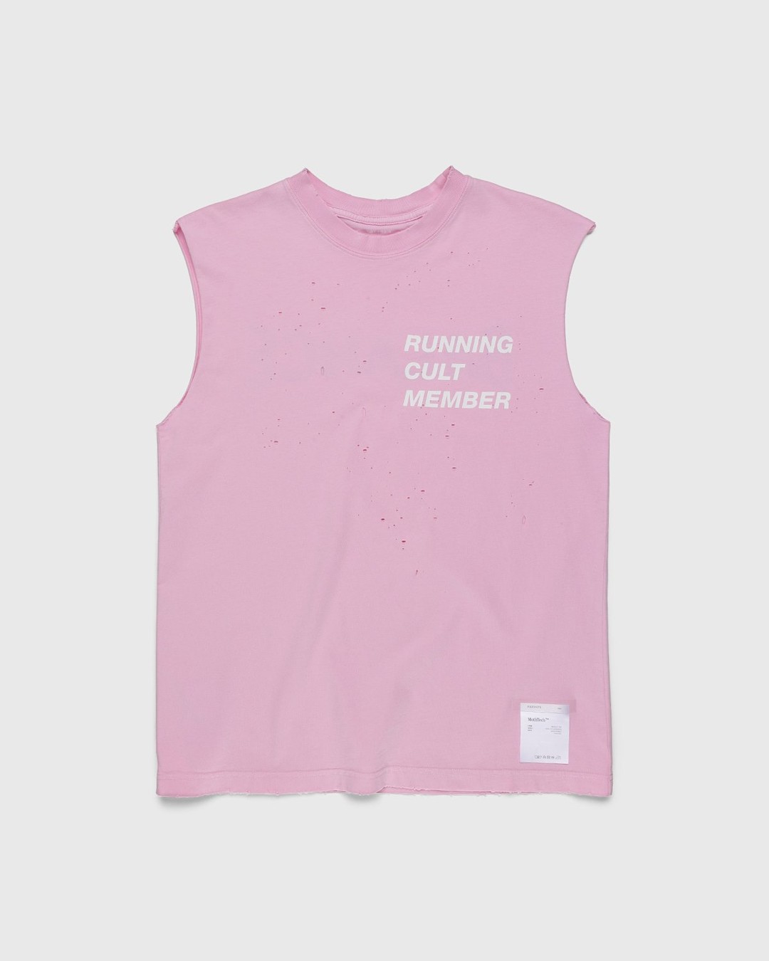 Satisfy x Highsnobiety – HS Sports Balance Muscle Tee Pink - Tops - Pink - Image 1