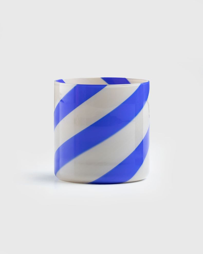 MURANO SWIRLY GLASS Blue
