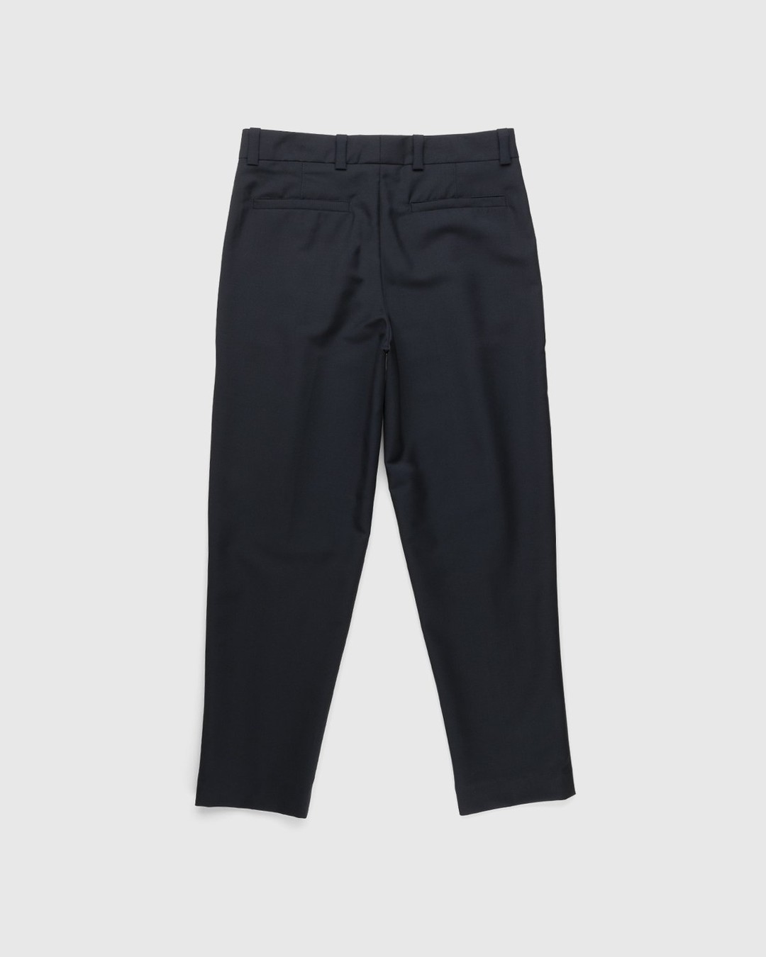 Acne Studios – Mohair Pleated Trousers Navy - Pants - Blue - Image 2
