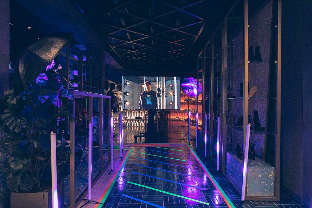 AJ Tracey Lit up Flannels' Oxford Street Store Last Night