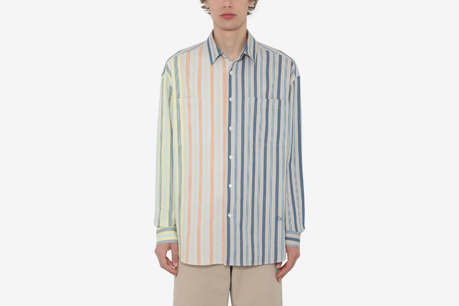 Oversize Striped Linen Shirt