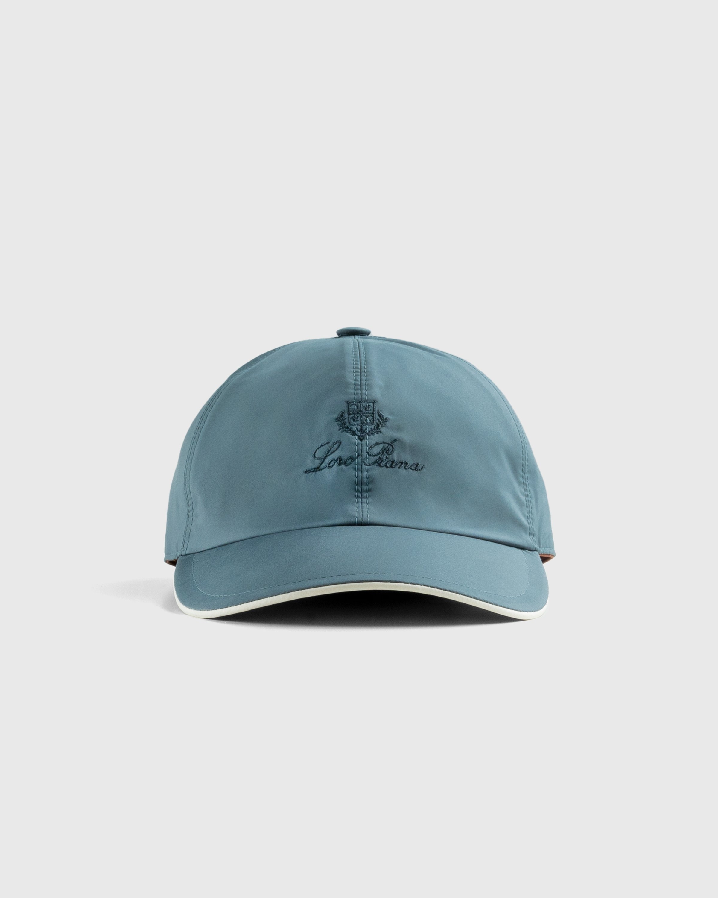 Loro Piana – Bicolor Baseball Cap Seaweed / Ivory - Hats - Blue - Image 2