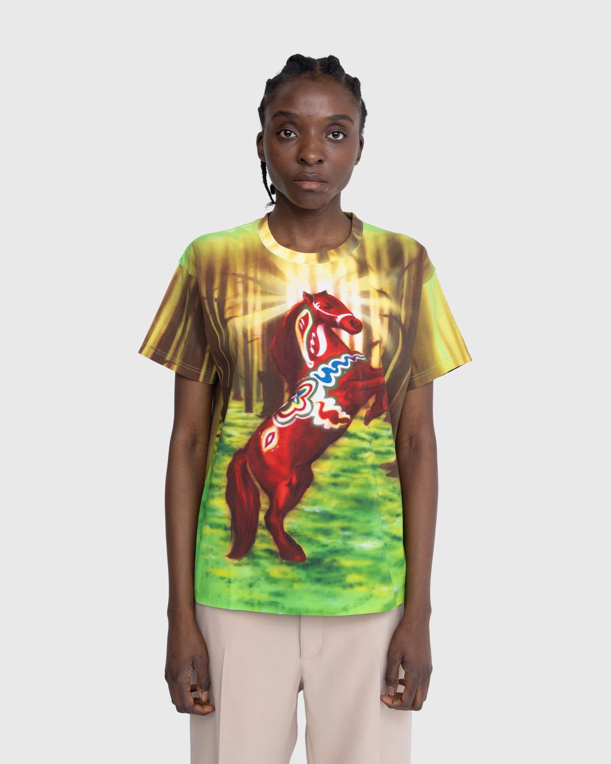 Stockholm Surfboard Club – Horse Airbrush T-Shirt Multi - Tops - Multi - Image 2