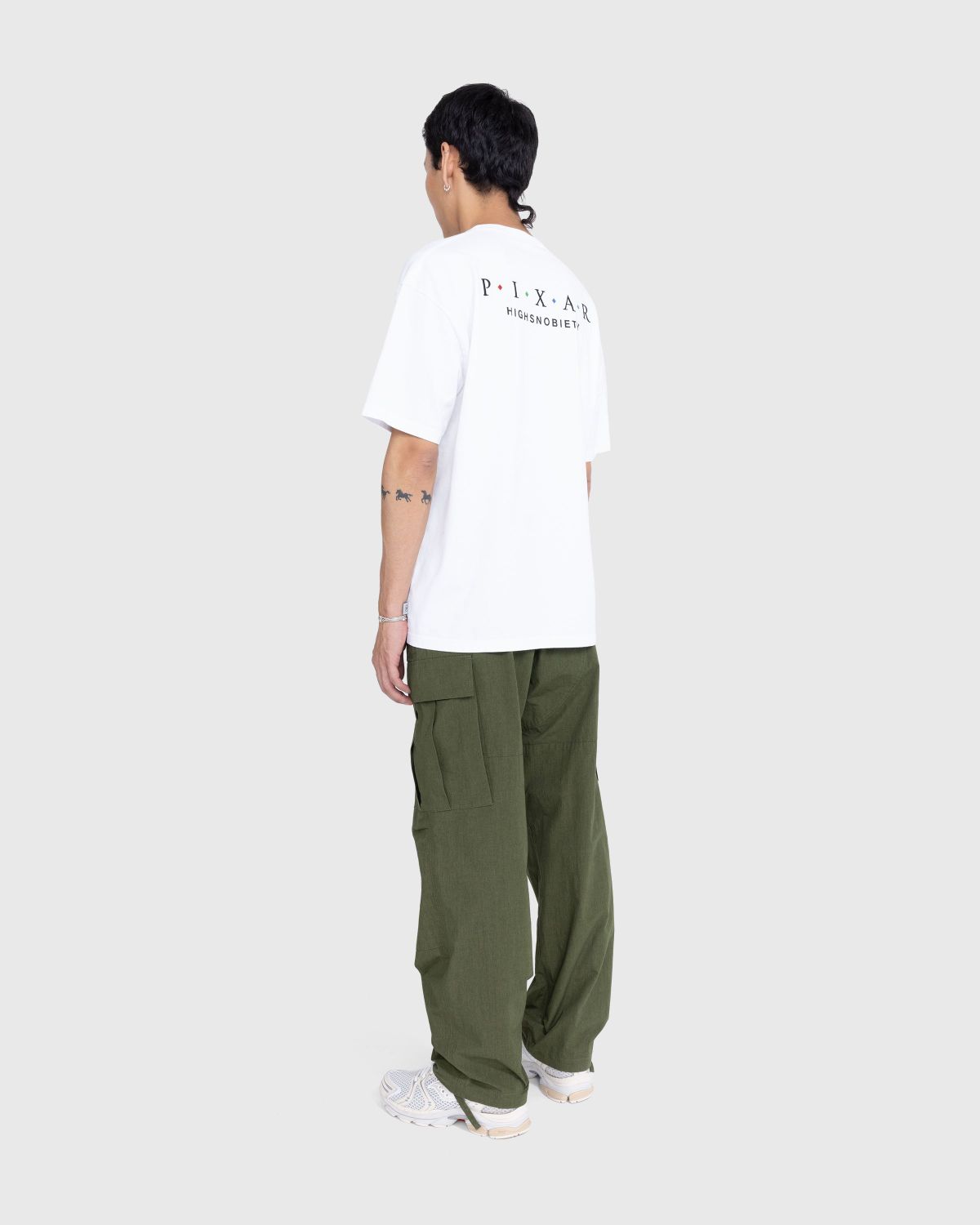 Highsnobiety x Pixar – Logo T-Shirt White  - Tops - White - Image 5