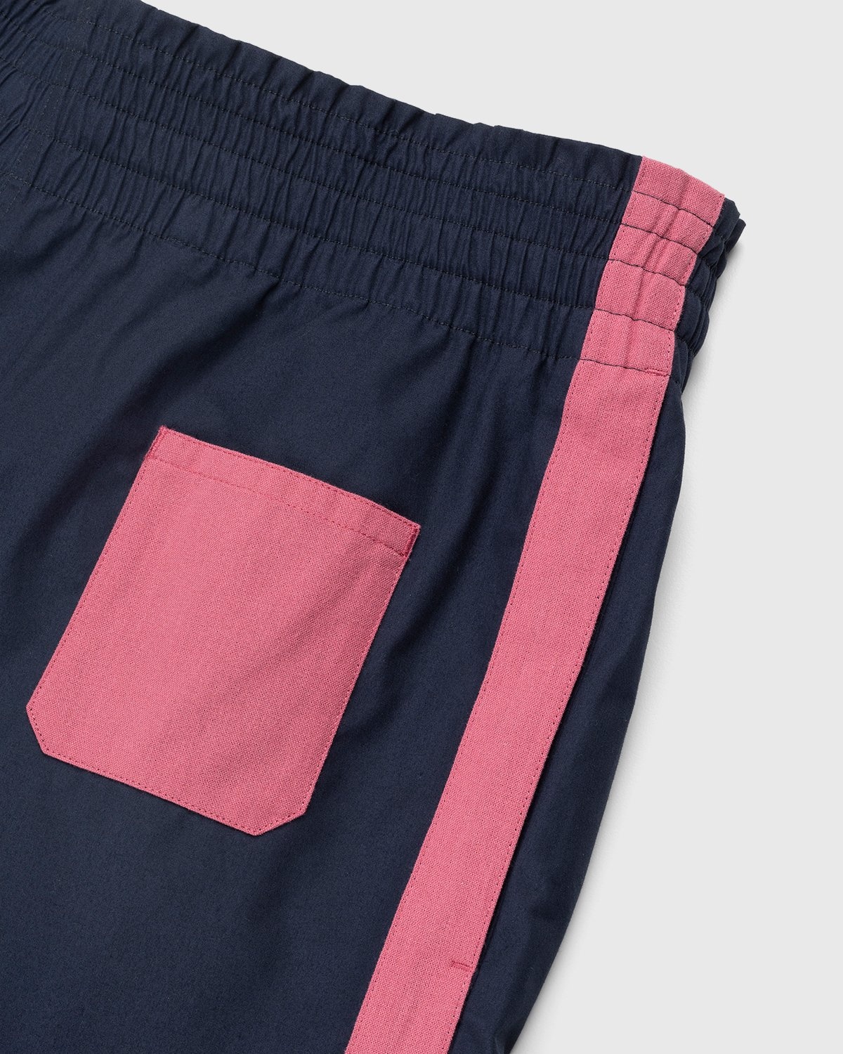 Acne Studios – Elastic Waist Contrast Shorts Navy - Shorts - Blue - Image 4