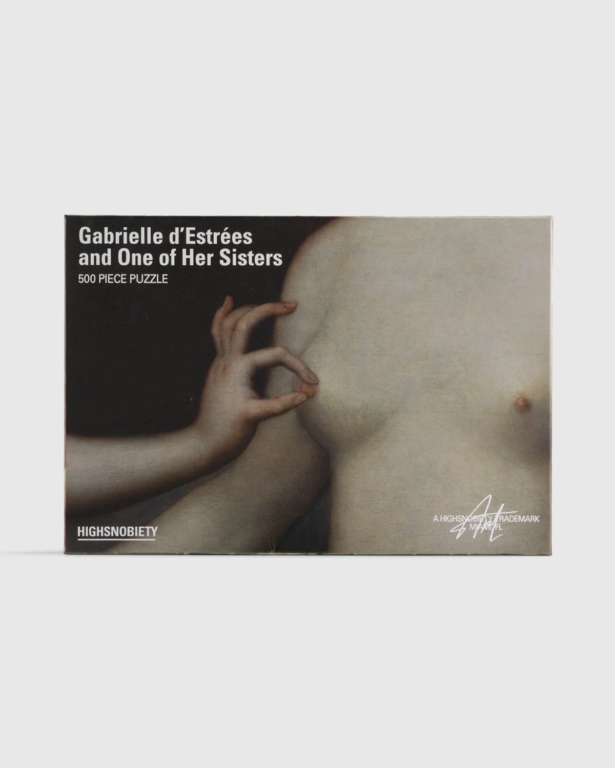 Highsnobiety – HIGHArt Gabrielle d'estrees and Her Sister 500 Piece Puzzle - Art & Collectibles - Multi - Image 1