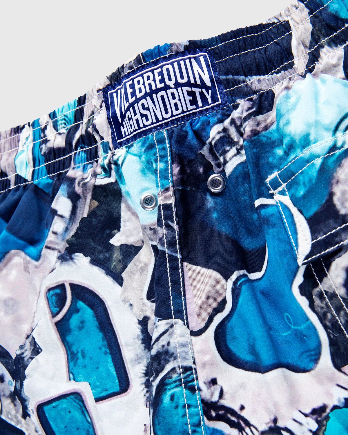 Vilebrequin x Highsnobiety – Pattern Shorts Blue - Shorts - Blue - Image 5