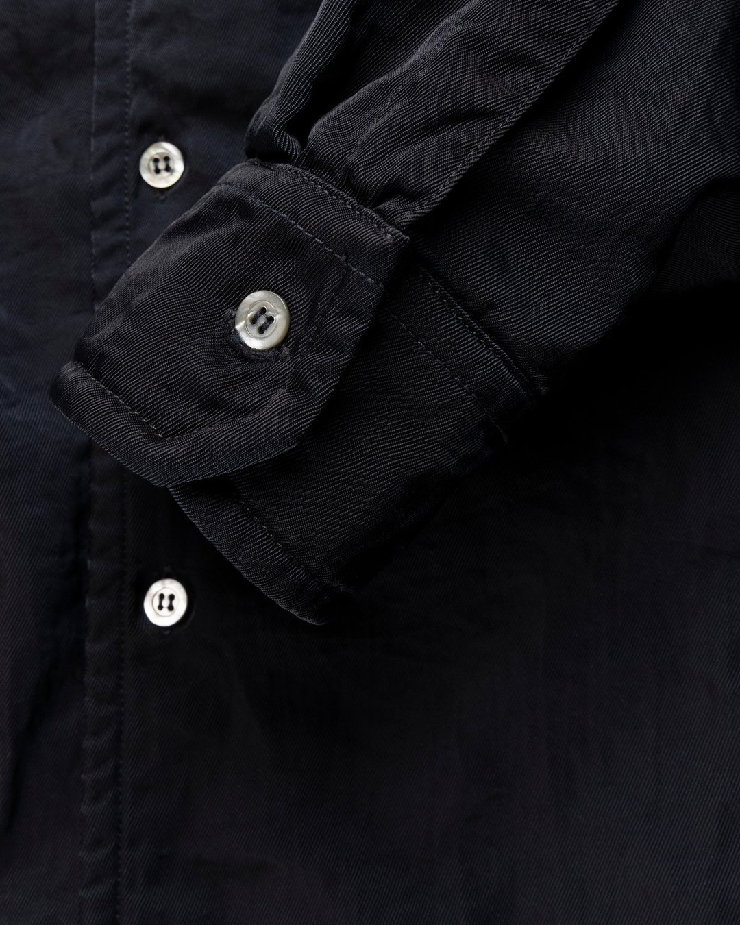 Maison Margiela – Oversized Nylon Jacket Navy - Shirts - Black - Image 5