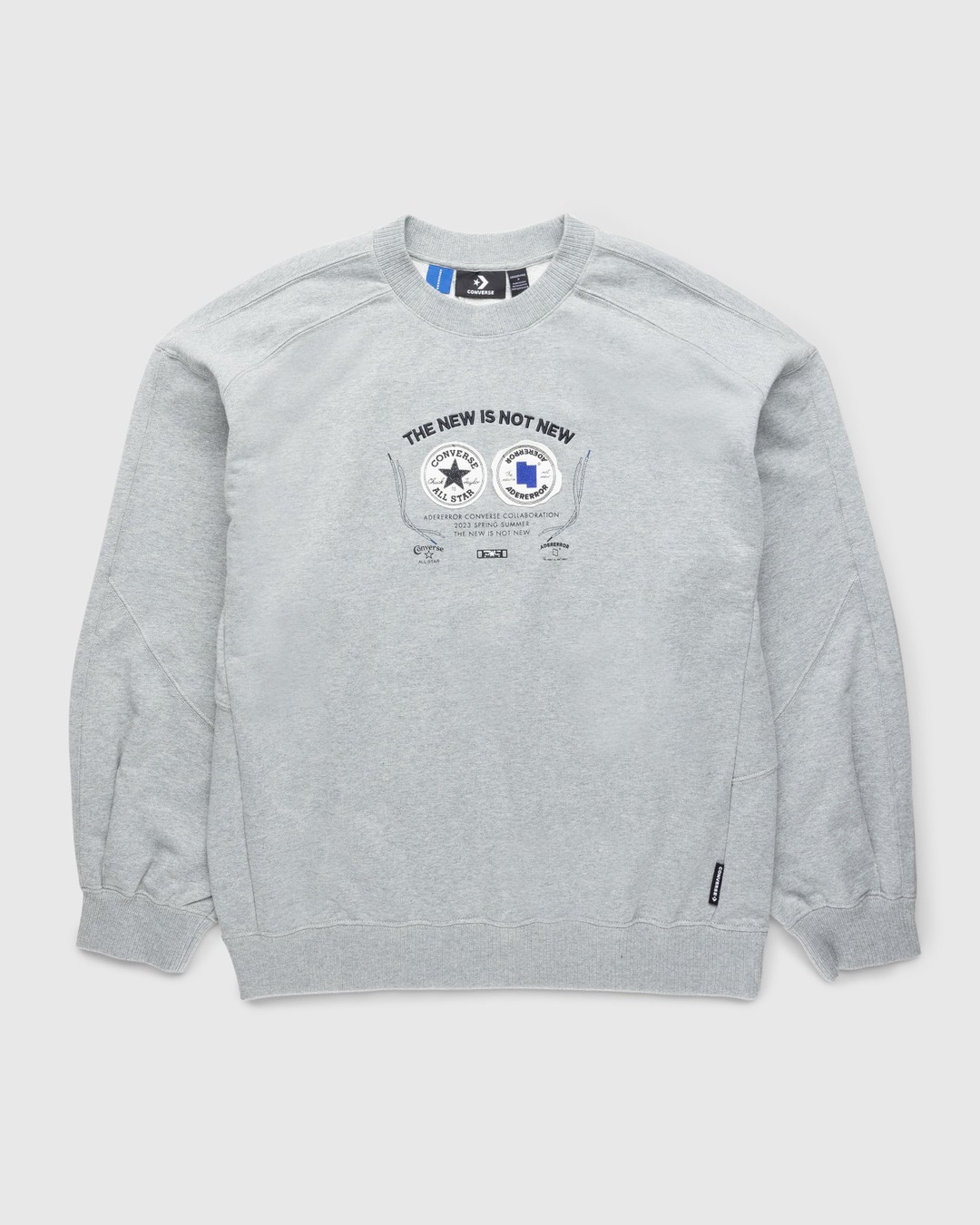 Converse x Ader Error – Shapes Crew Sweatshirt Vintage Grey Heather - Sweats - Grey - Image 1
