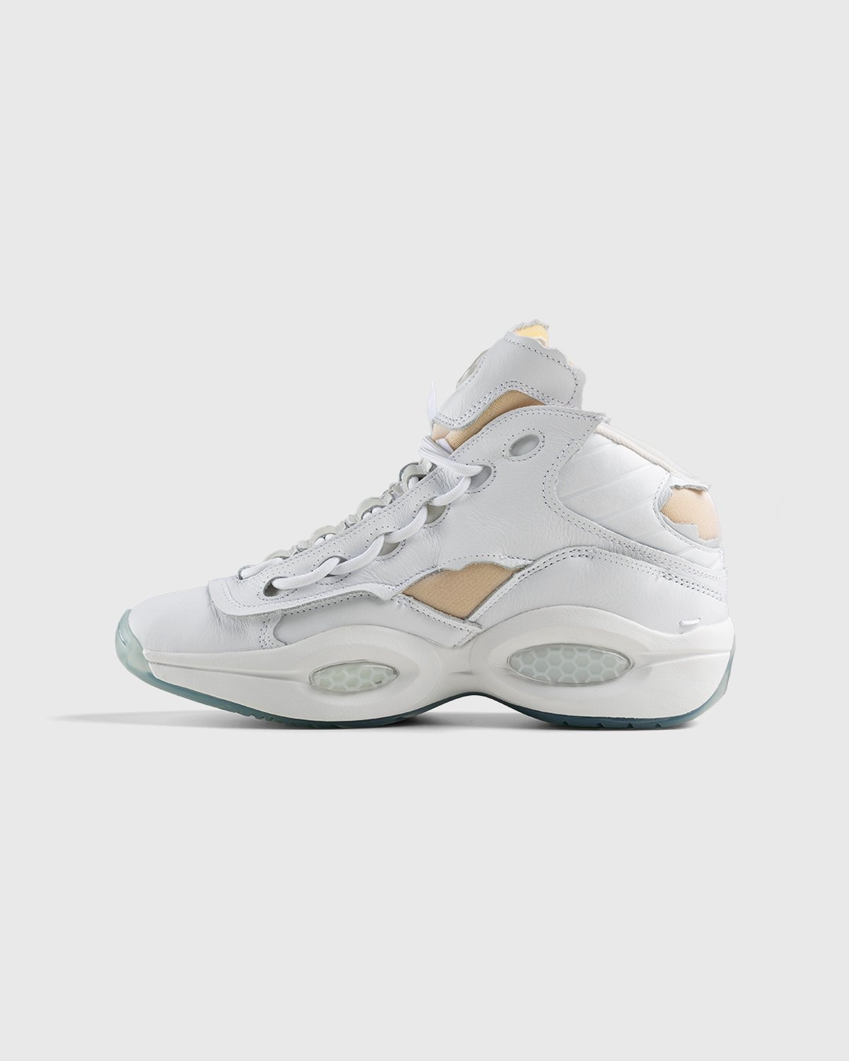 Reebok x Maison Margiela – Question Mid Memory Of White - High Top Sneakers - White - Image 2