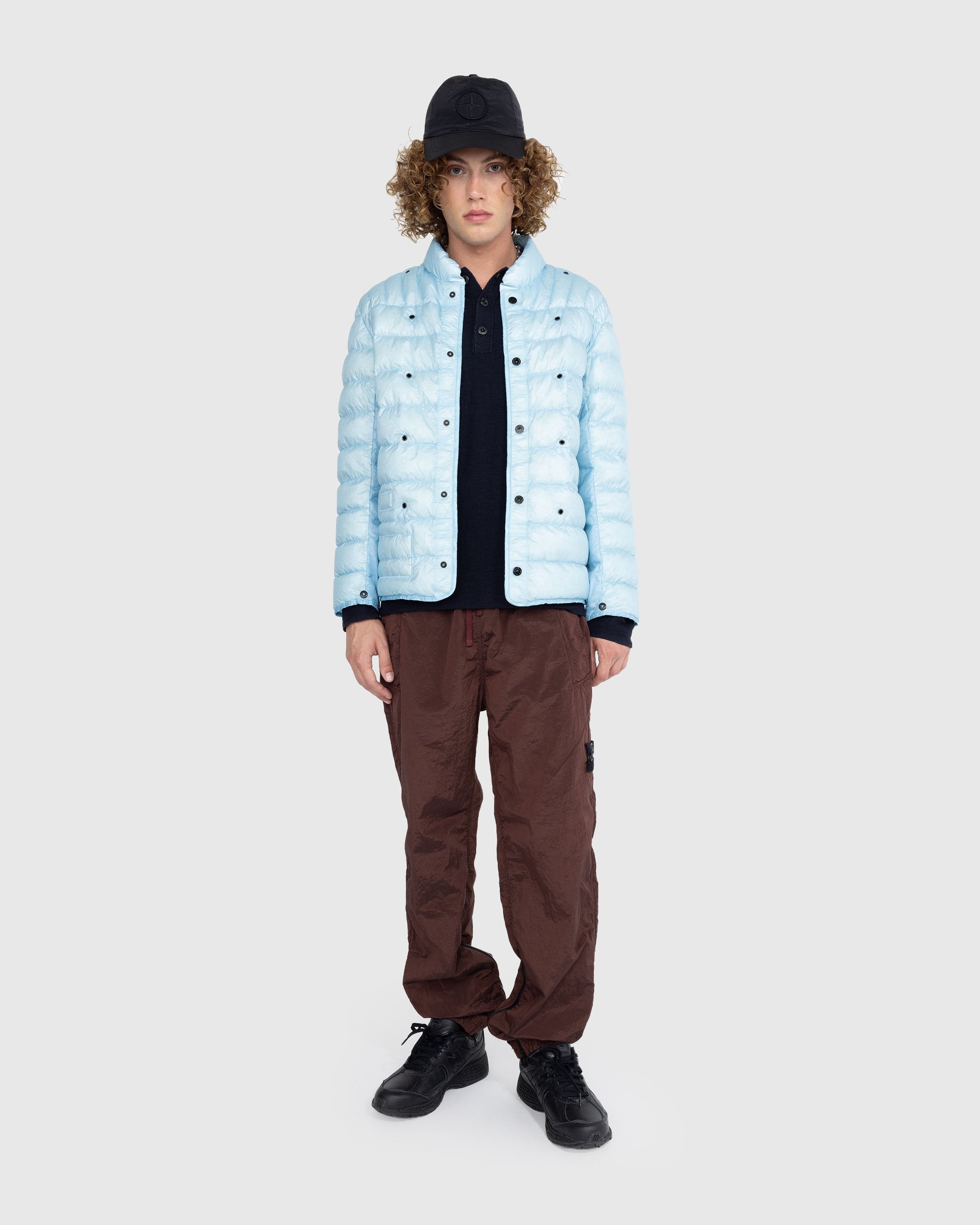 Stone Island – David-TC Down Jacket Maroon/Blue - Outerwear - Brown - Image 4