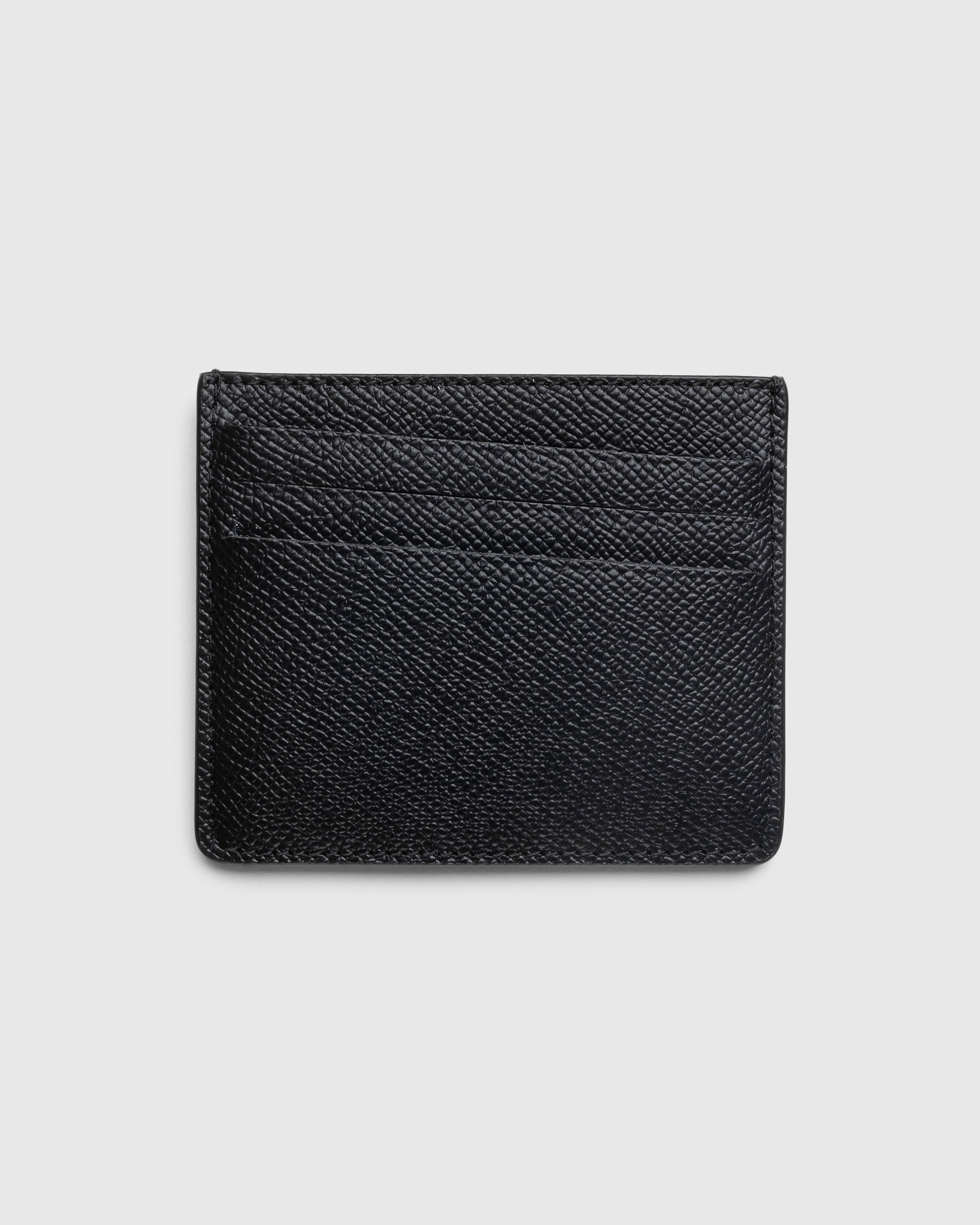 Maison Margiela – Leather Cardholder Black - Wallets - Black - Image 2