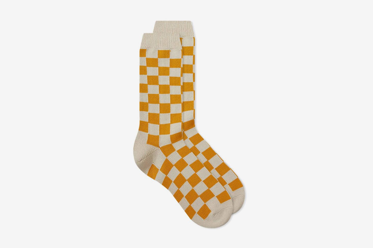 Checkerboard Crew Socks