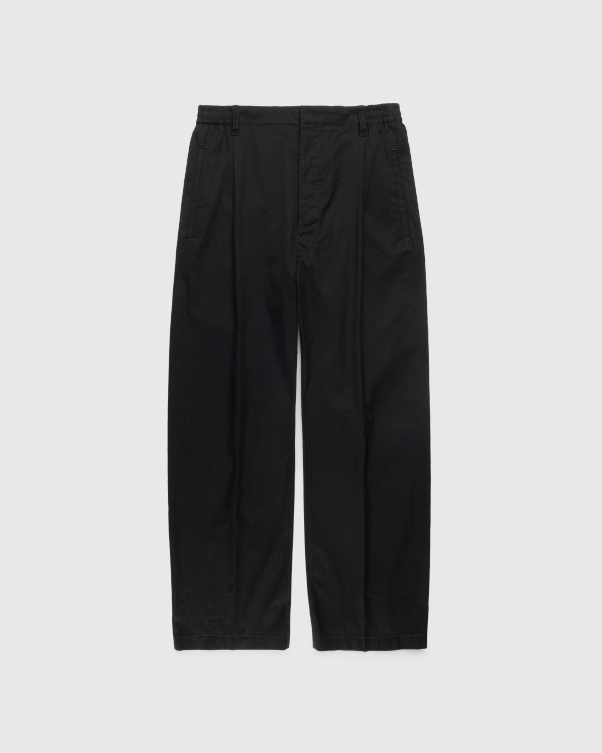 Lemaire – Easy Pleated Pants Black - Pants - Black - Image 1