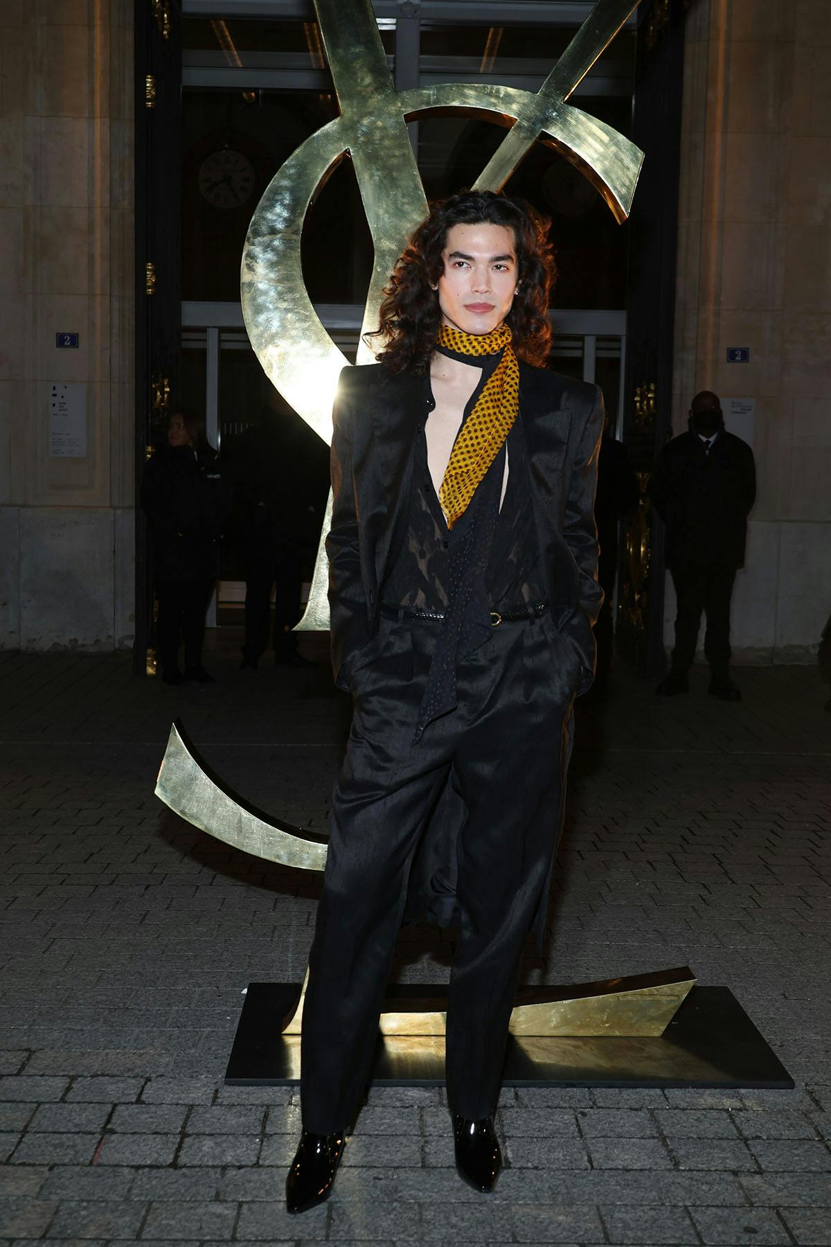 Saint Laurent : Photocall - Paris Fashion Week - Menswear Fall-Winter 2023-2024