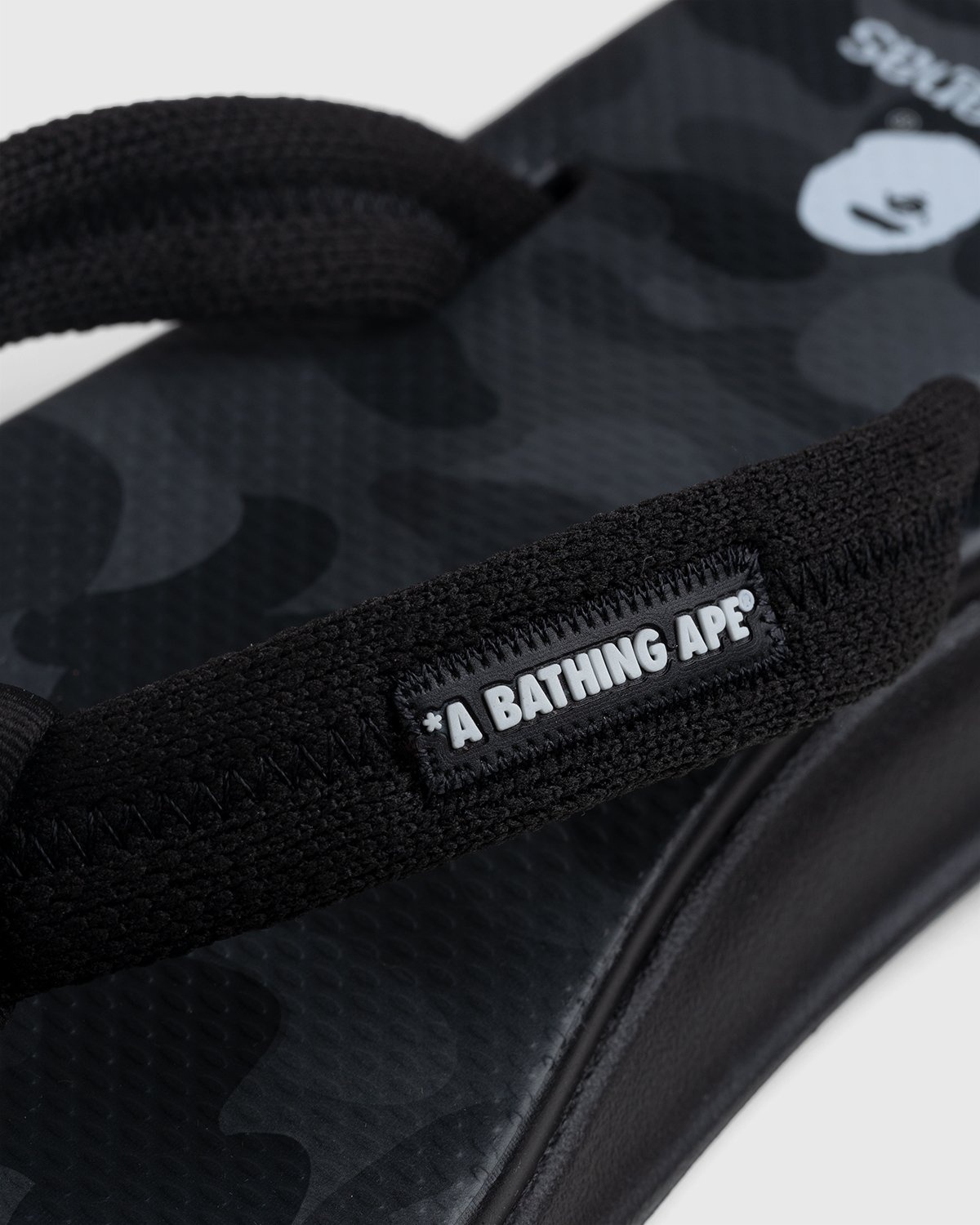BAPE – Tradi Zori Steel Grey - Slides - Black - Image 5