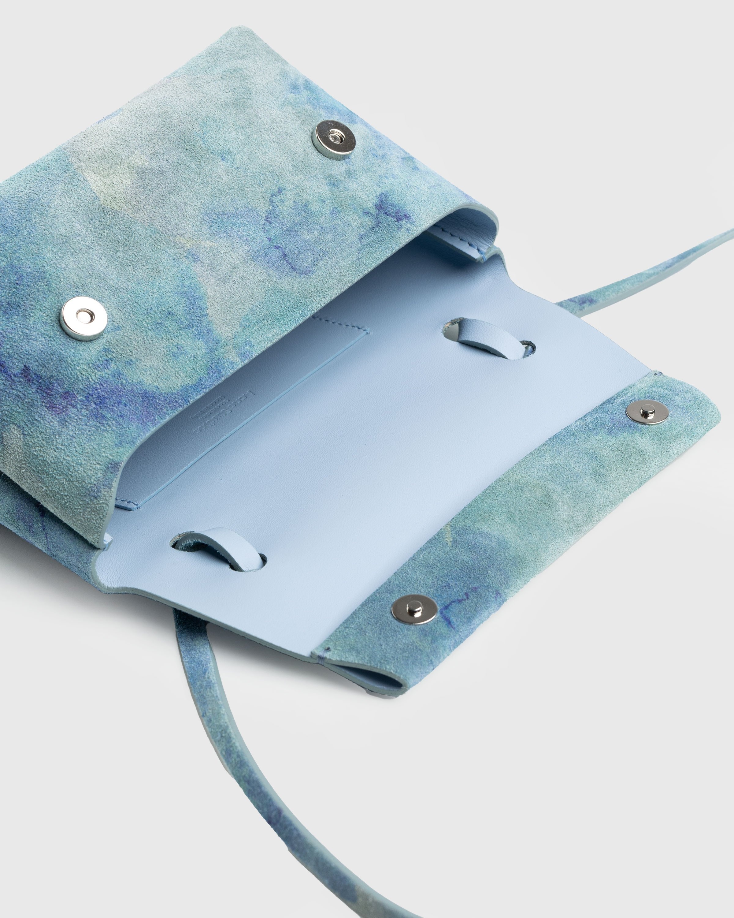 Acne Studios – Cloud Print Mini Shoulder Bag Blue - Wallets - Blue - Image 4