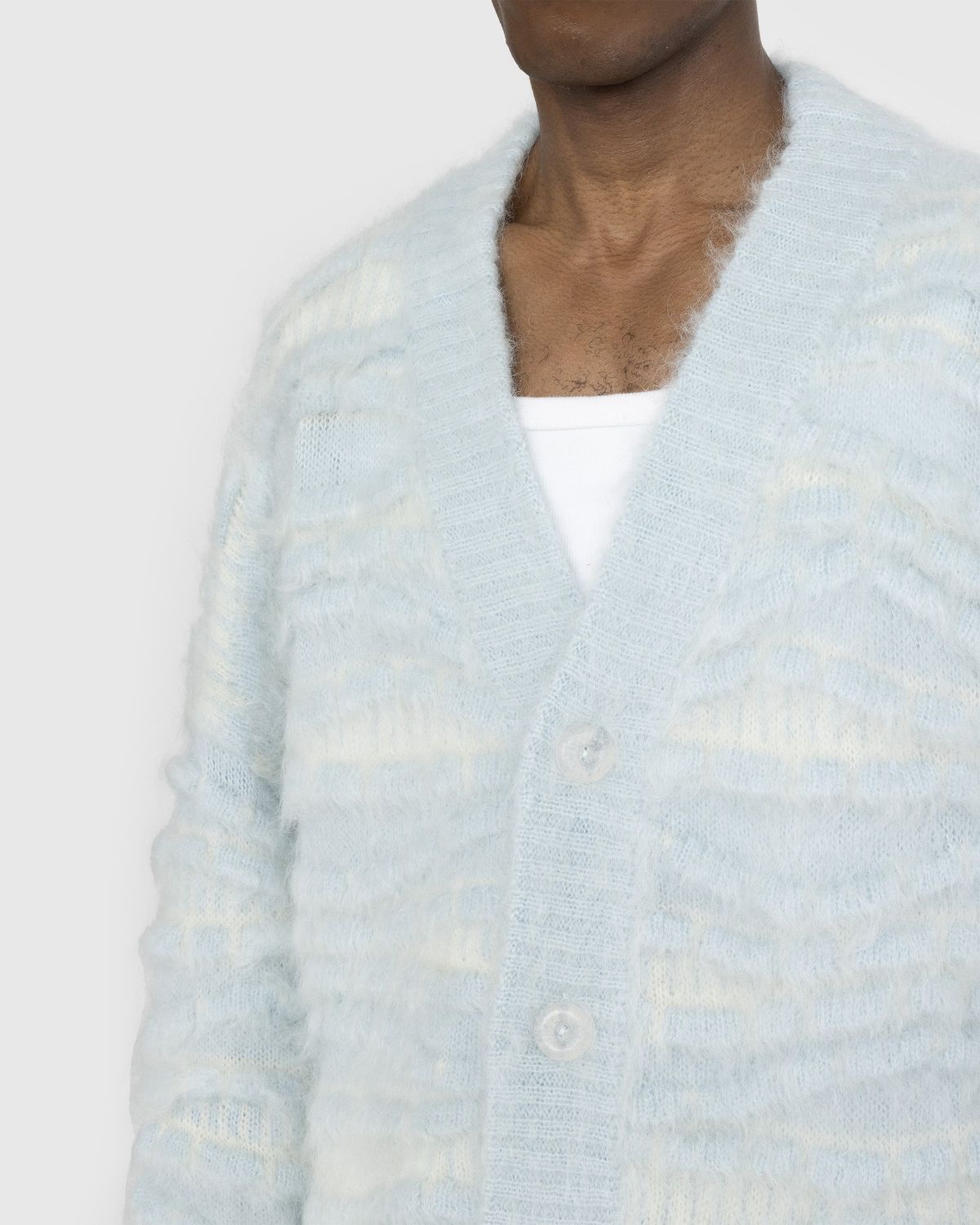 Bonsai – Oversized Knit Cardigan Ice - Knitwear - Blue - Image 4