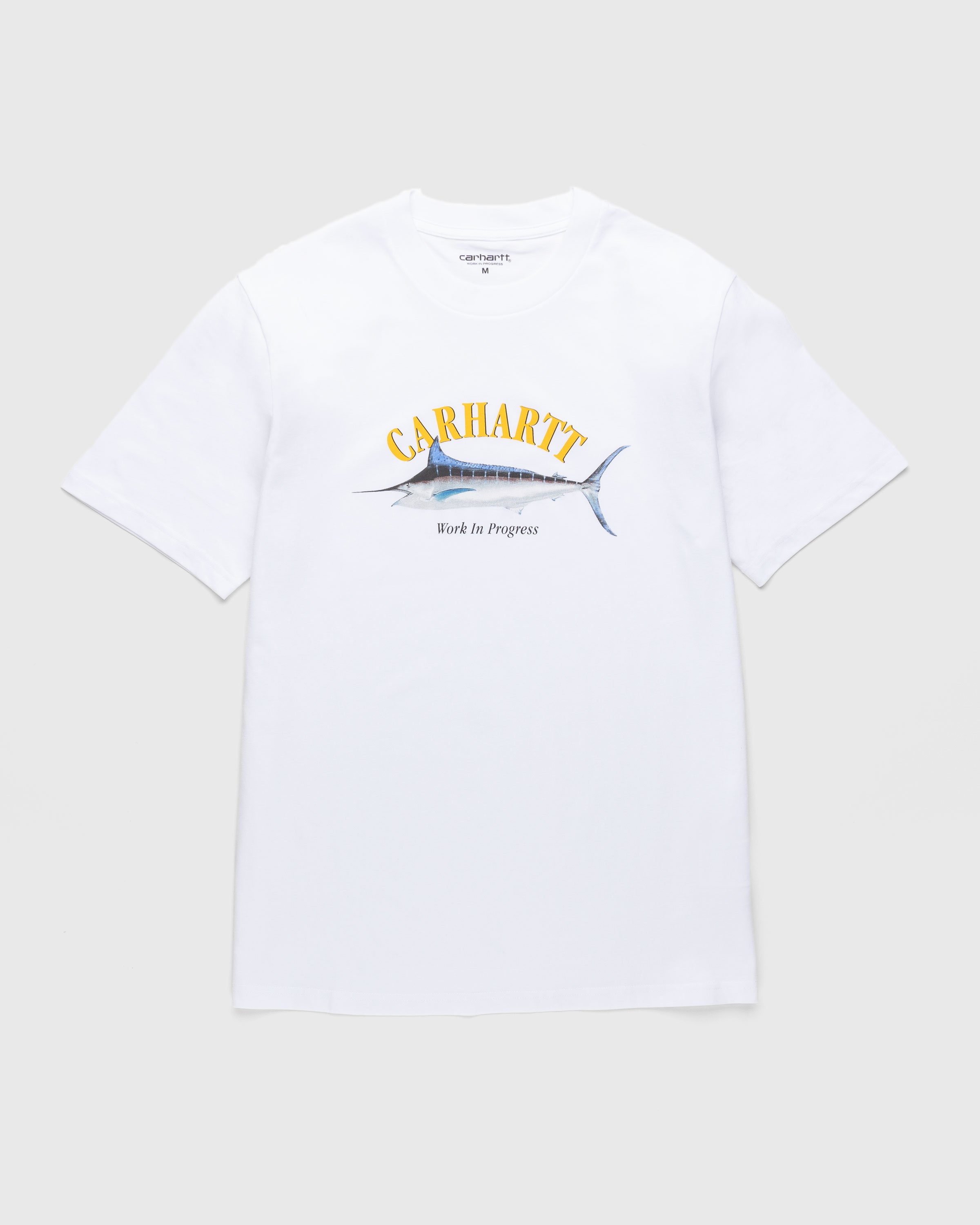 Carhartt WIP – Marlin T-Shirt White - Tops - White - Image 1