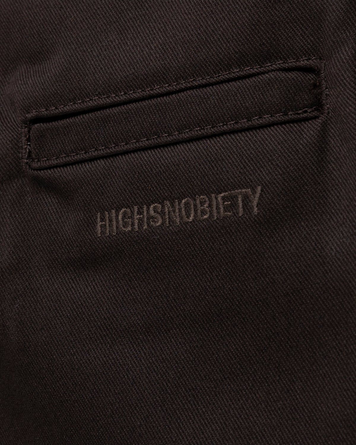 Highsnobiety x Dickies – Pleated Work Pants Dark Brown - Pants - Brown - Image 4