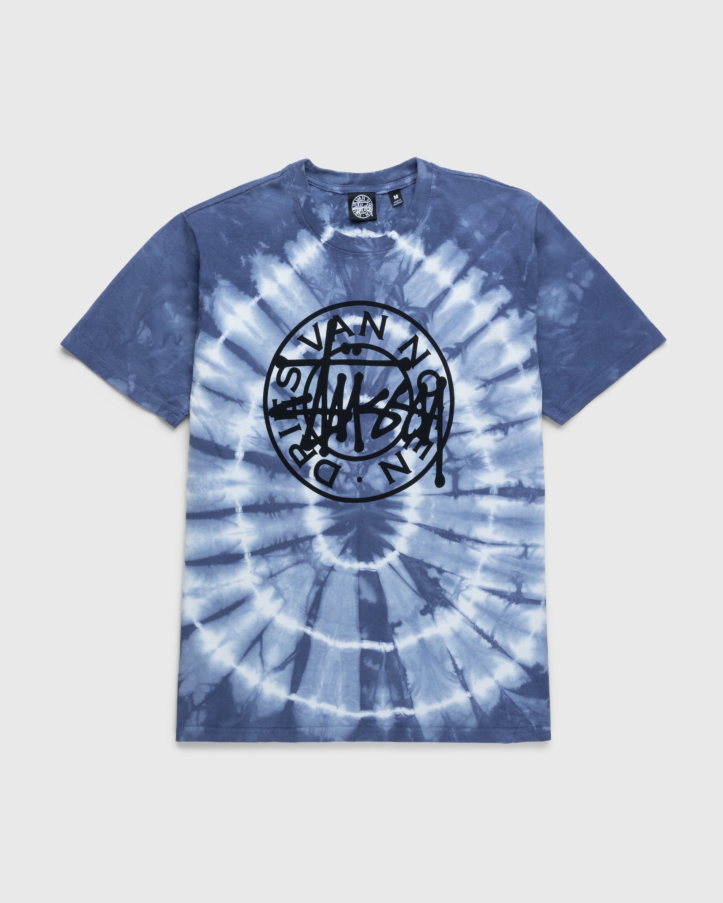 Stüssy x Dries van Noten – Tie-Dye Tee - T-shirts - Blue - Image 1