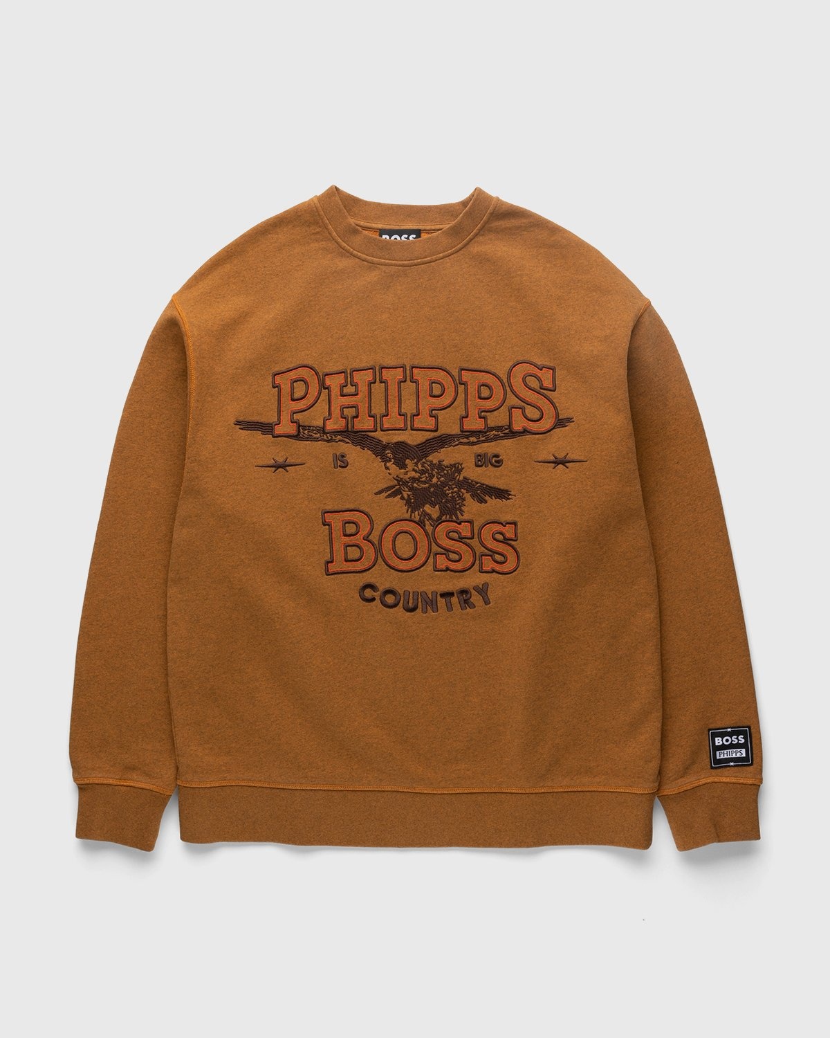 BOSS x Phipps – Co-Branded Organic Cotton Sweatshirt Orange - Sweatshirts - Orange - Image 1