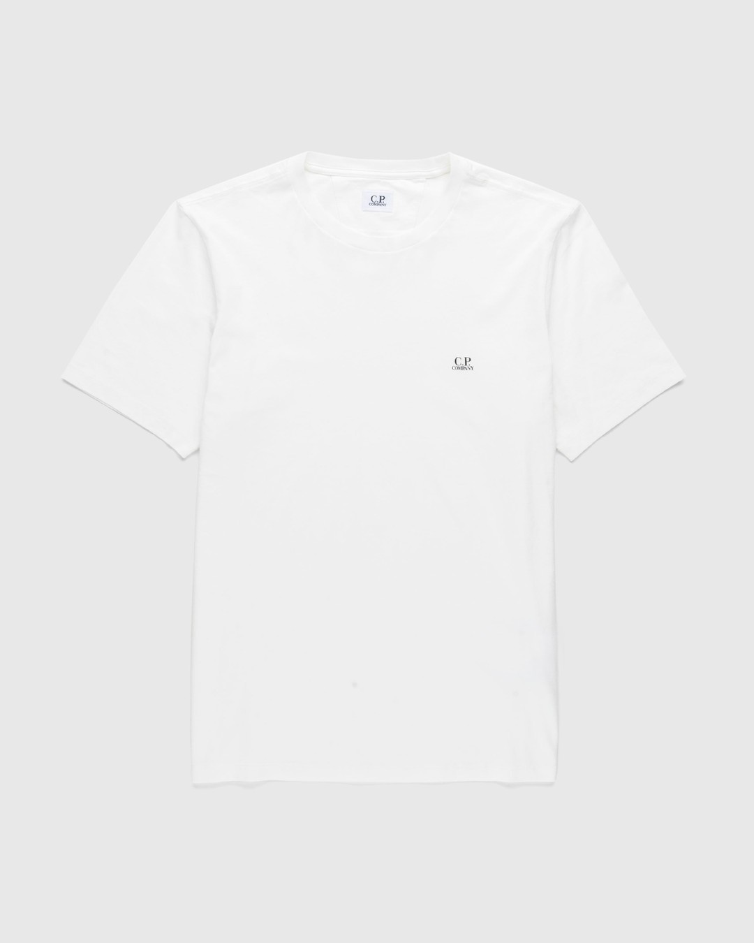 C.P. Company – Logo Print T-Shirt Gauze White - Tops - White - Image 1