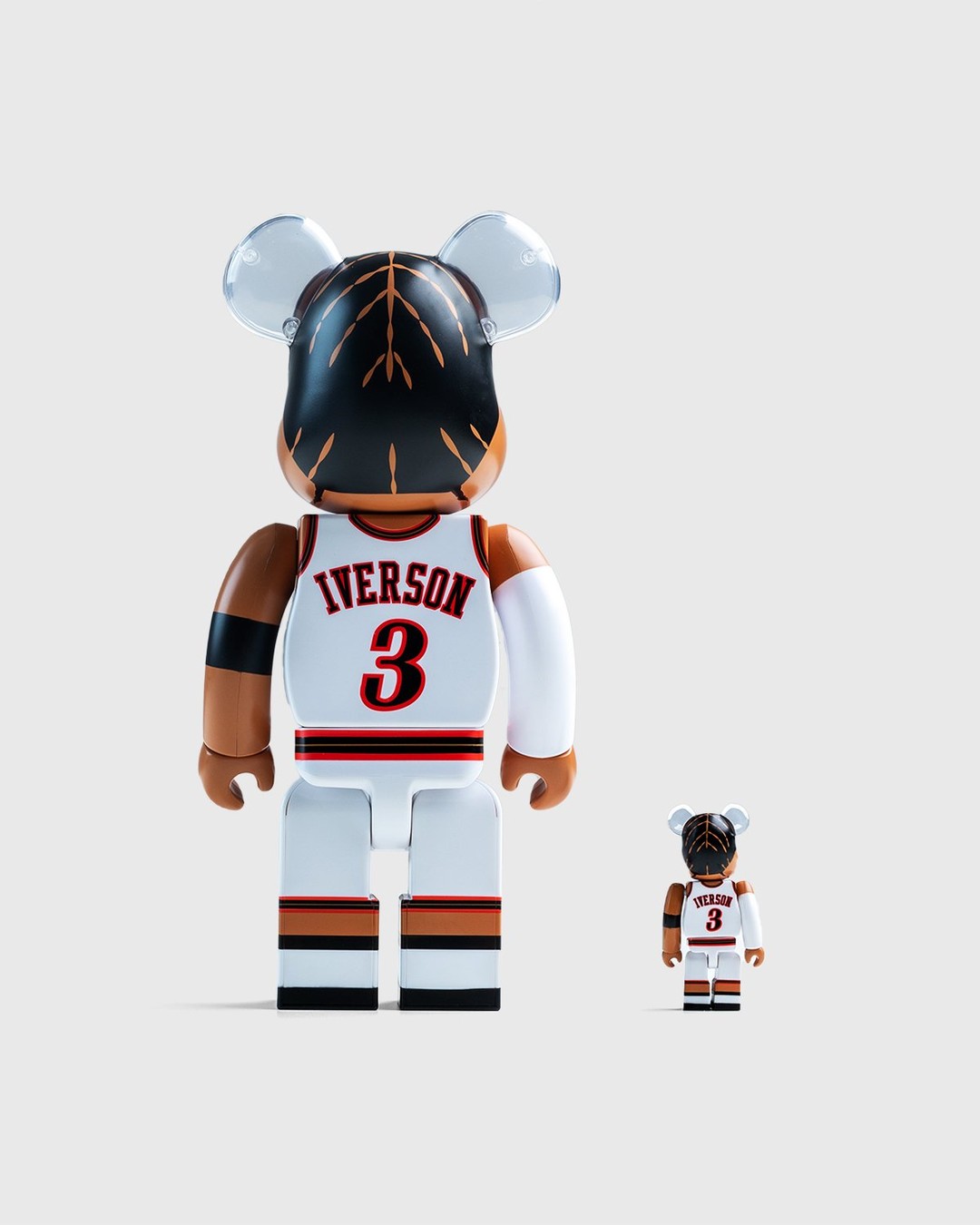 Medicom – Be@rbrick Allen Iverson Philadelphia 76ers 100% and 400% Set - Art & Collectibles - Multi - Image 2
