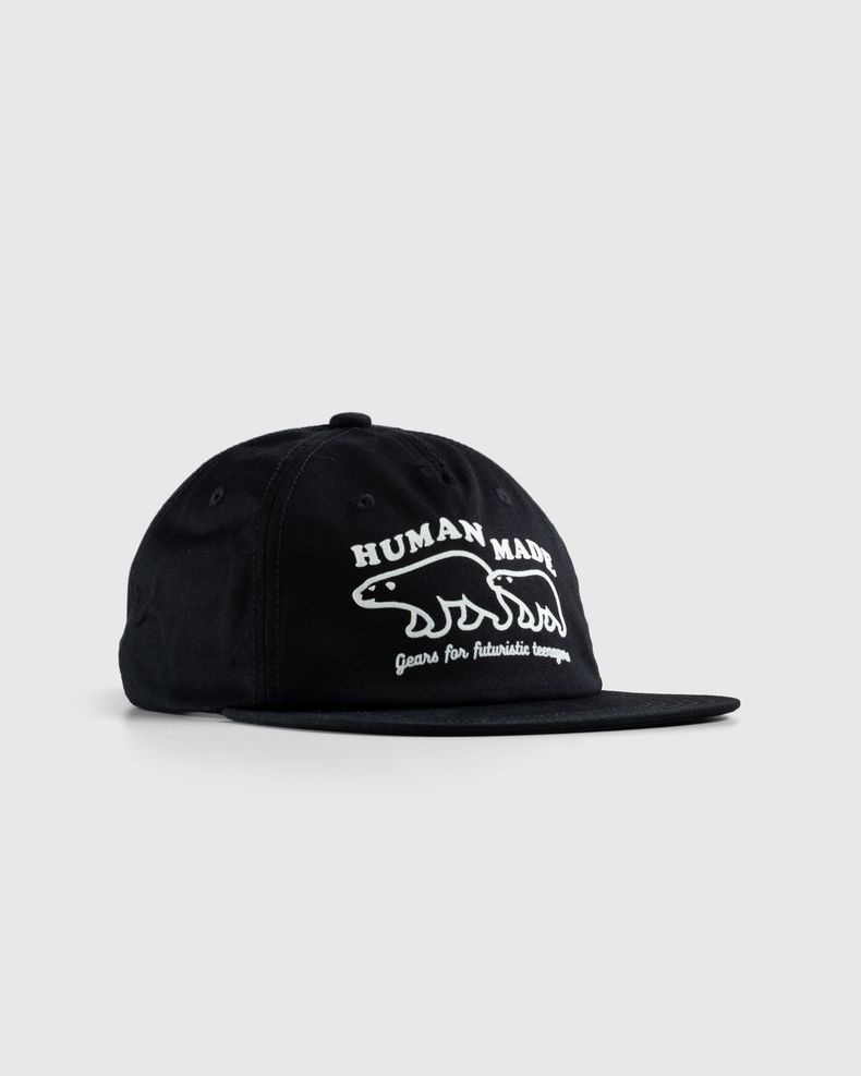 5 Panel Cap Black