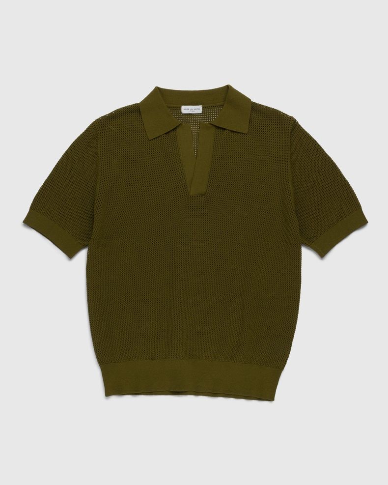 Dries Van Noten – Jael Polo Shirt Olive