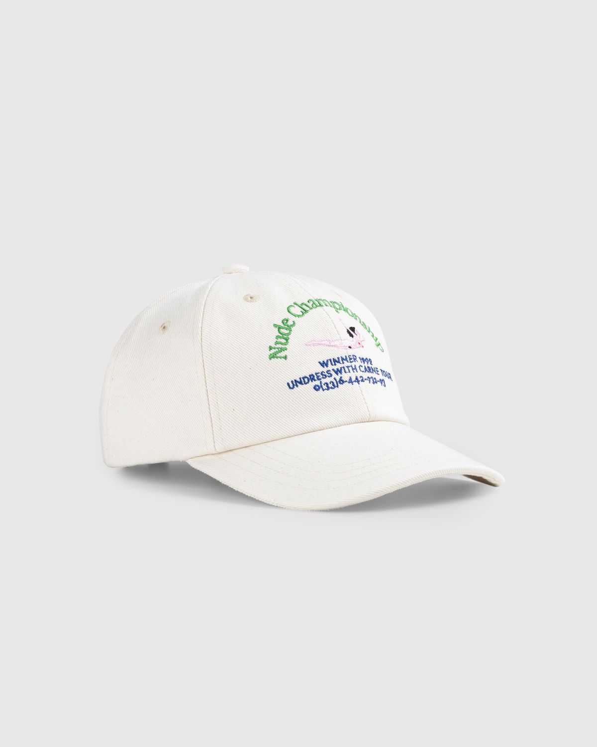 Carne Bollente – Nude Championship Cap Beige - Hats - Beige - Image 1