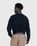 Acne Studios – Embroidered Logo Crewneck Dark Navy Melange - Knitwear - Blue - Image 3