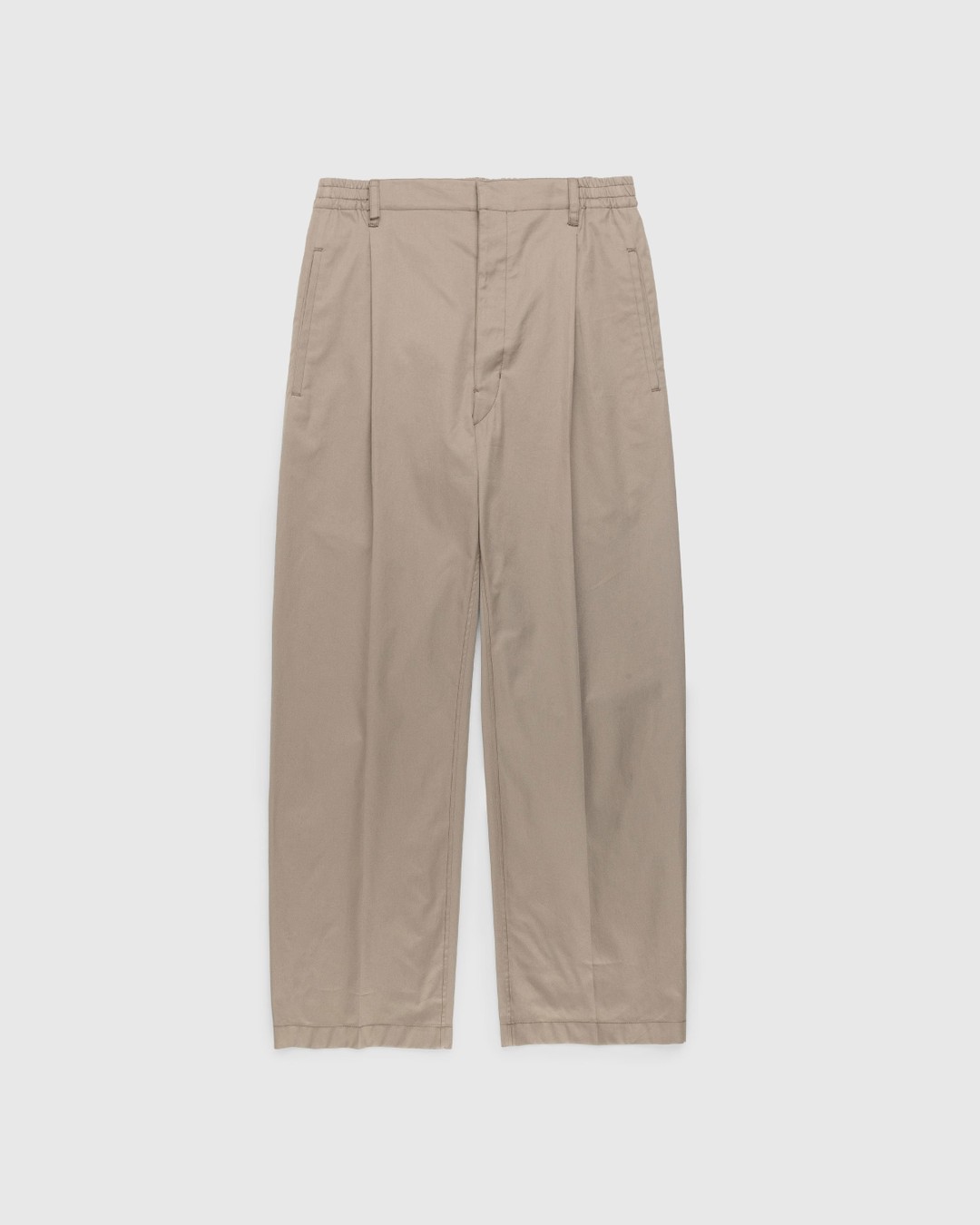 Lemaire – Easy Pleated Pants Beige - Pants - Beige - Image 1