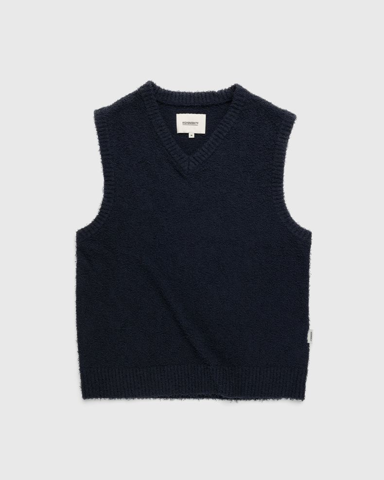 Highsnobiety – V-Neck Sweater Vest Black