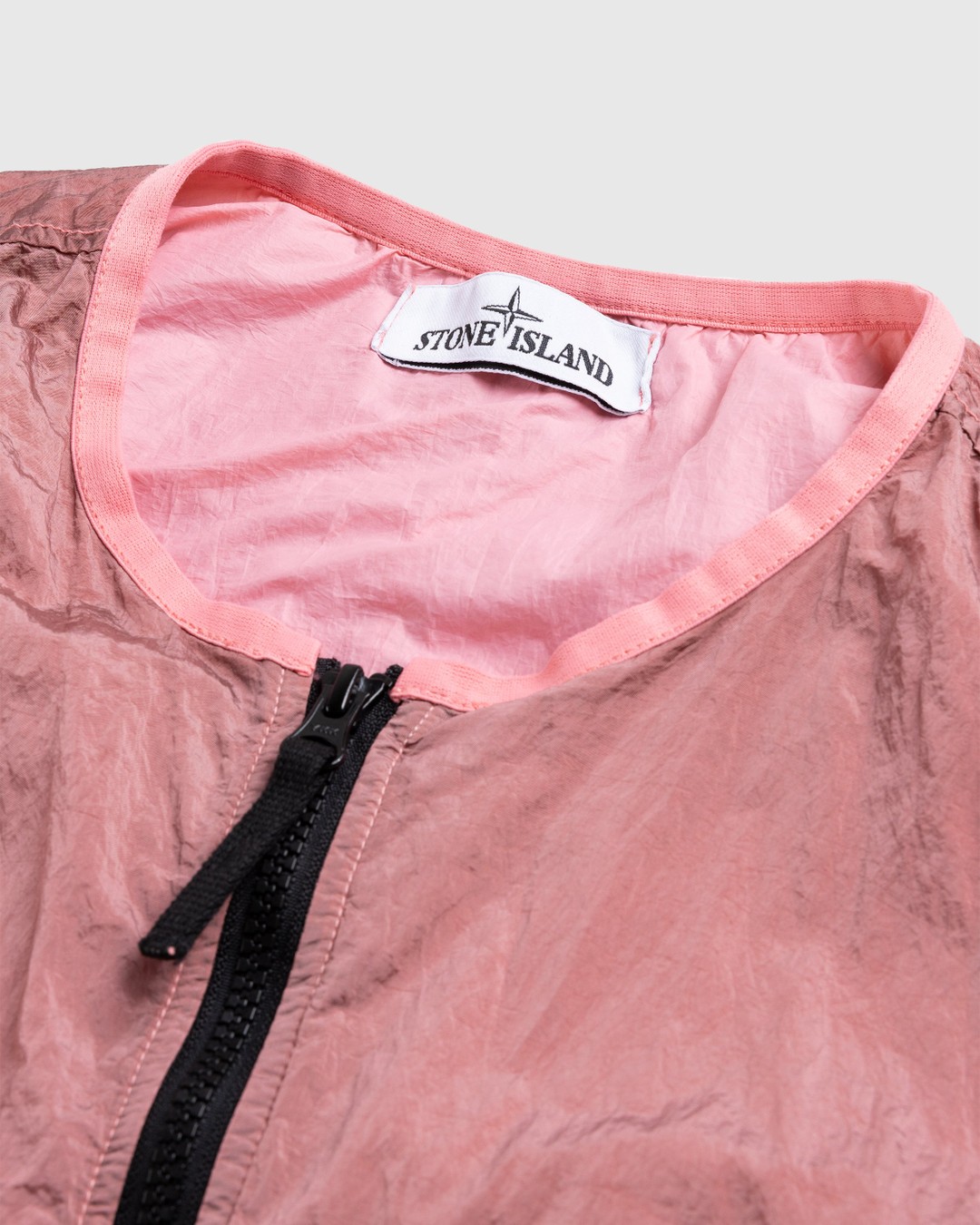 Pink stone island discount bomber