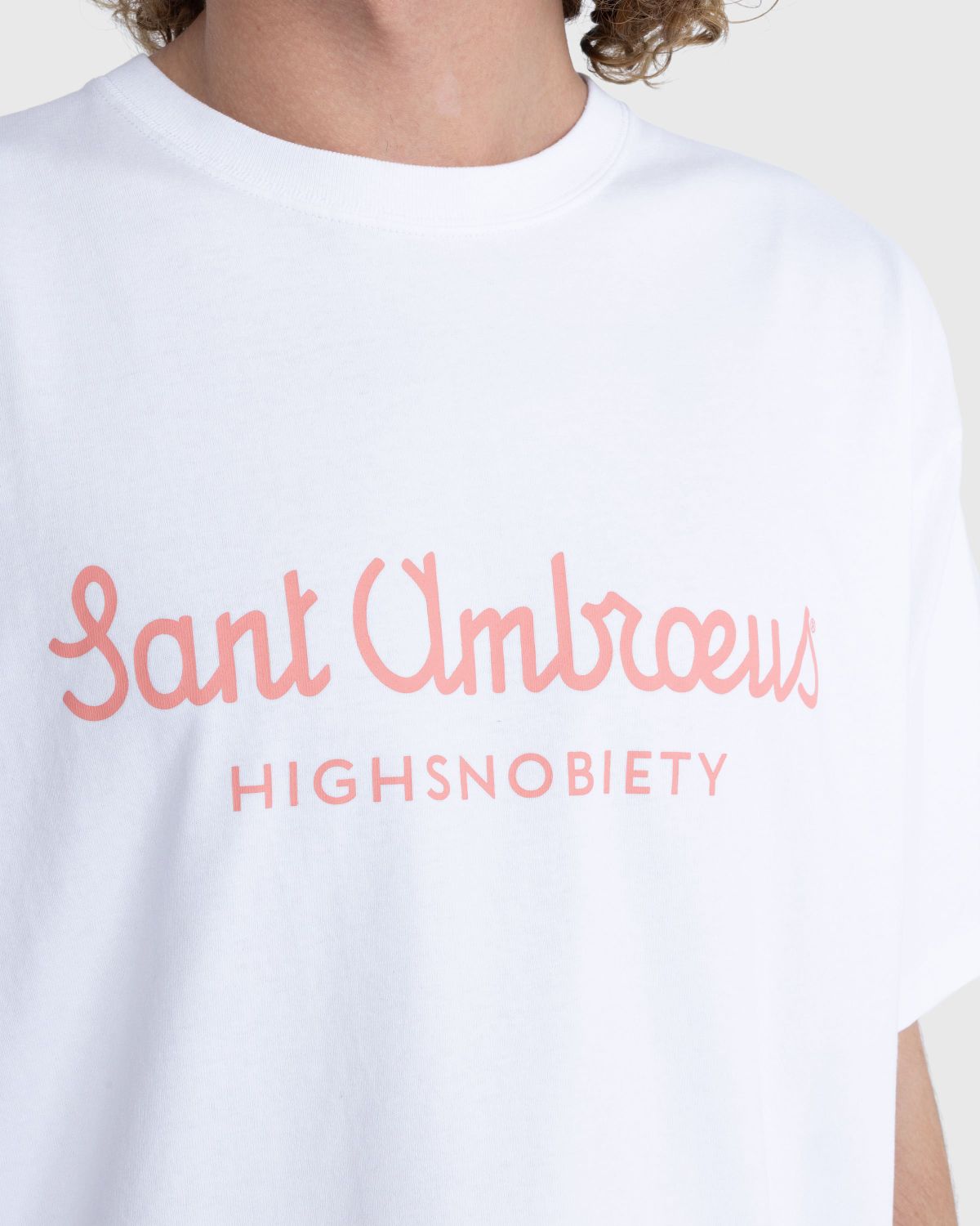 Highsnobiety x Sant Ambroeus – T-Shirt White  - T-shirts - White - Image 5