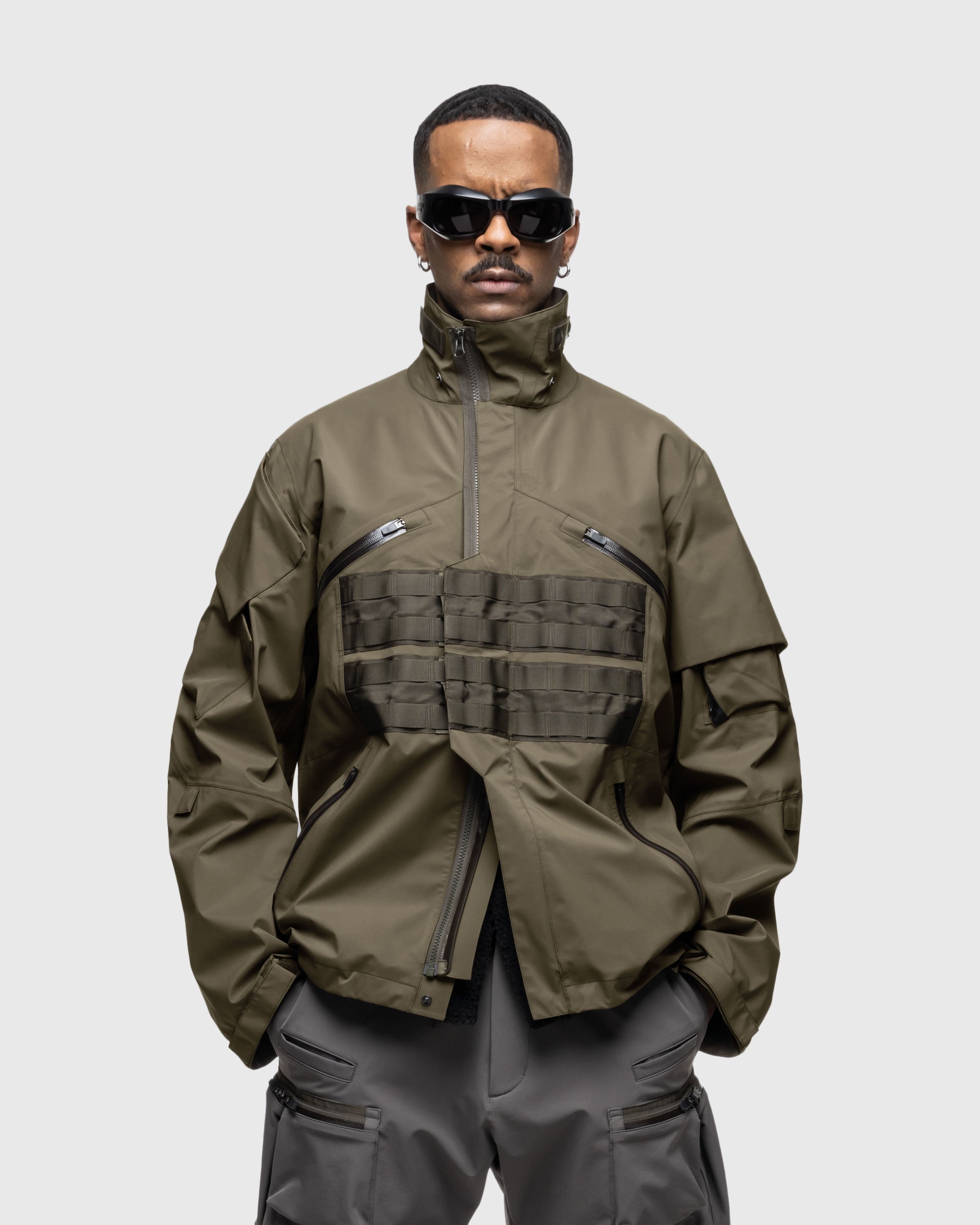 ACRONYM – J1WTS-GT 3L Gore-Tex Pro Interops Jacket Raf Green