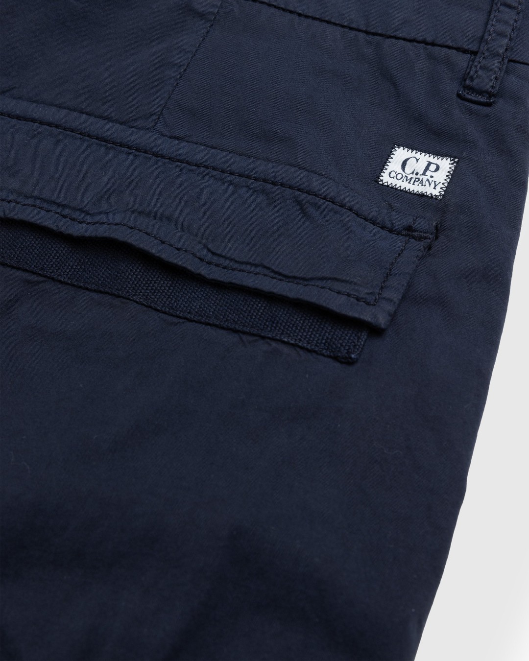 C.P. Company – Twill Stretch Cargo Pants Total Eclipse Blue - Pants - Blue - Image 5