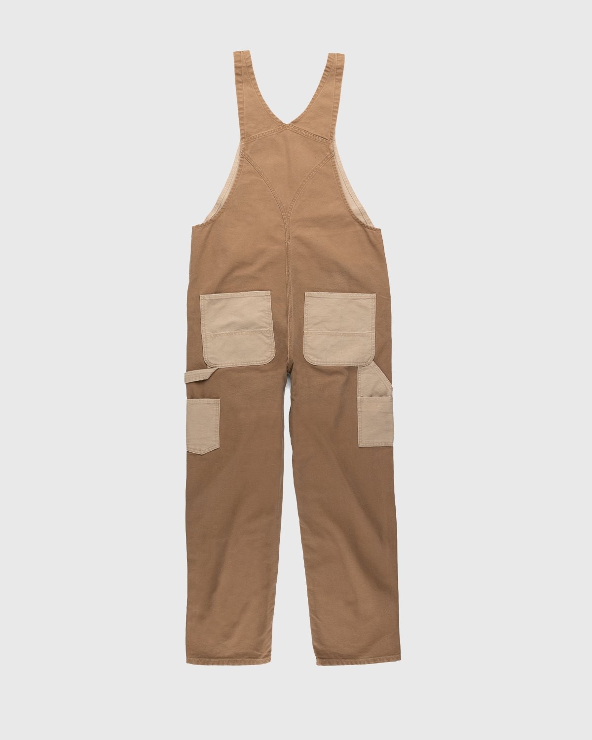 Carhartt WIP – Double Knee Bib Overall Dust Hamilton Brown - Pants - Brown - Image 2