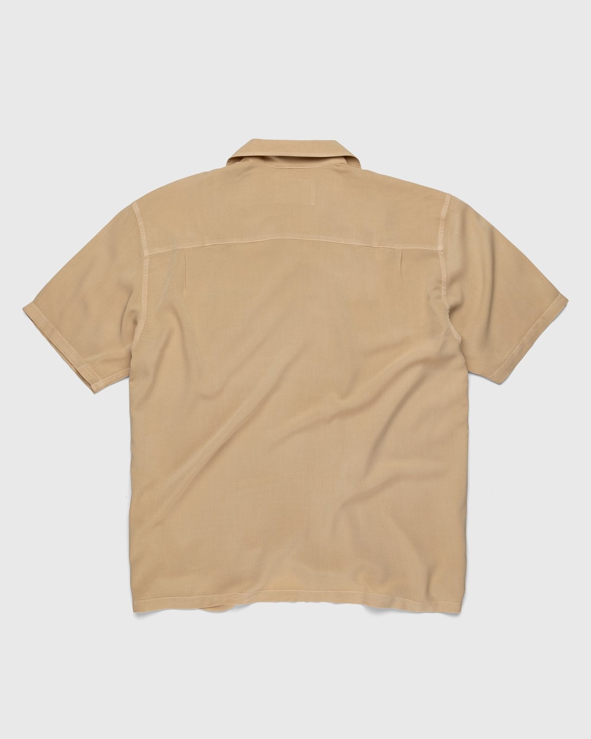 Highsnobiety – Bowling Shirt Beige - Shortsleeve Shirts - Brown - Image 2