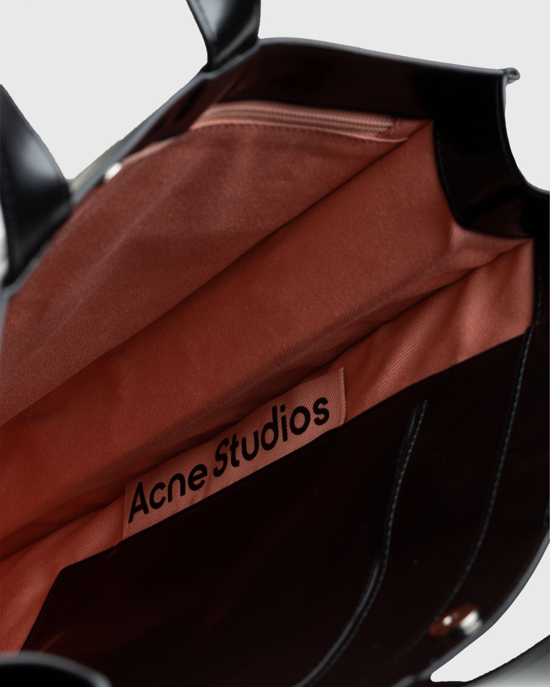 Acne Studios – Logo Tote Bag Black - Bags - Black - Image 5