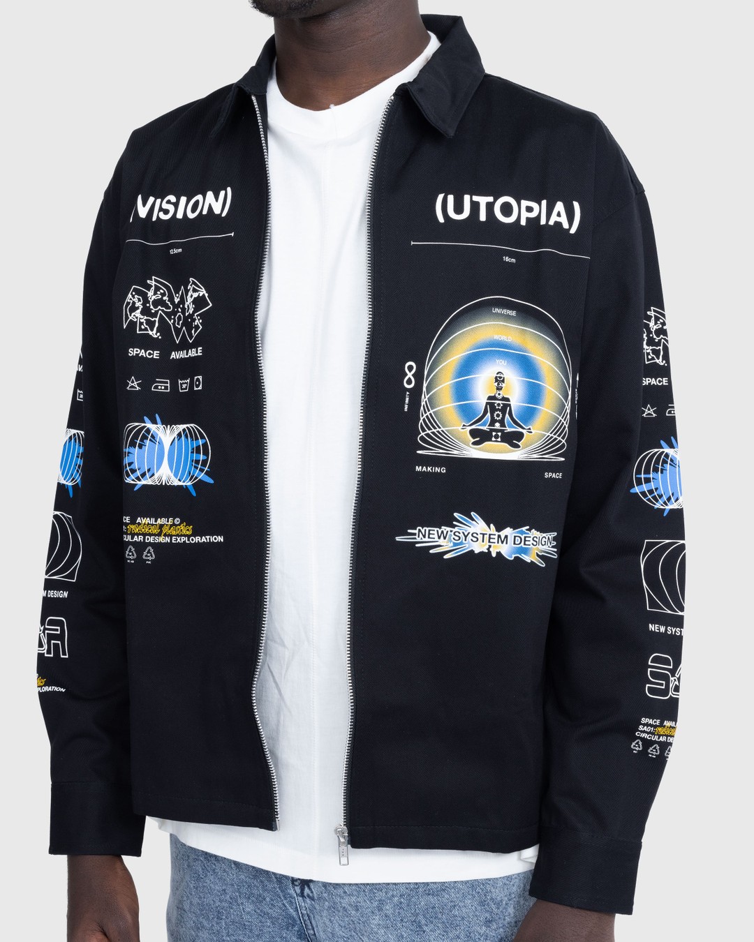 Space Available Studio – Utopia Work Jacket Black - Outerwear - Black - Image 5